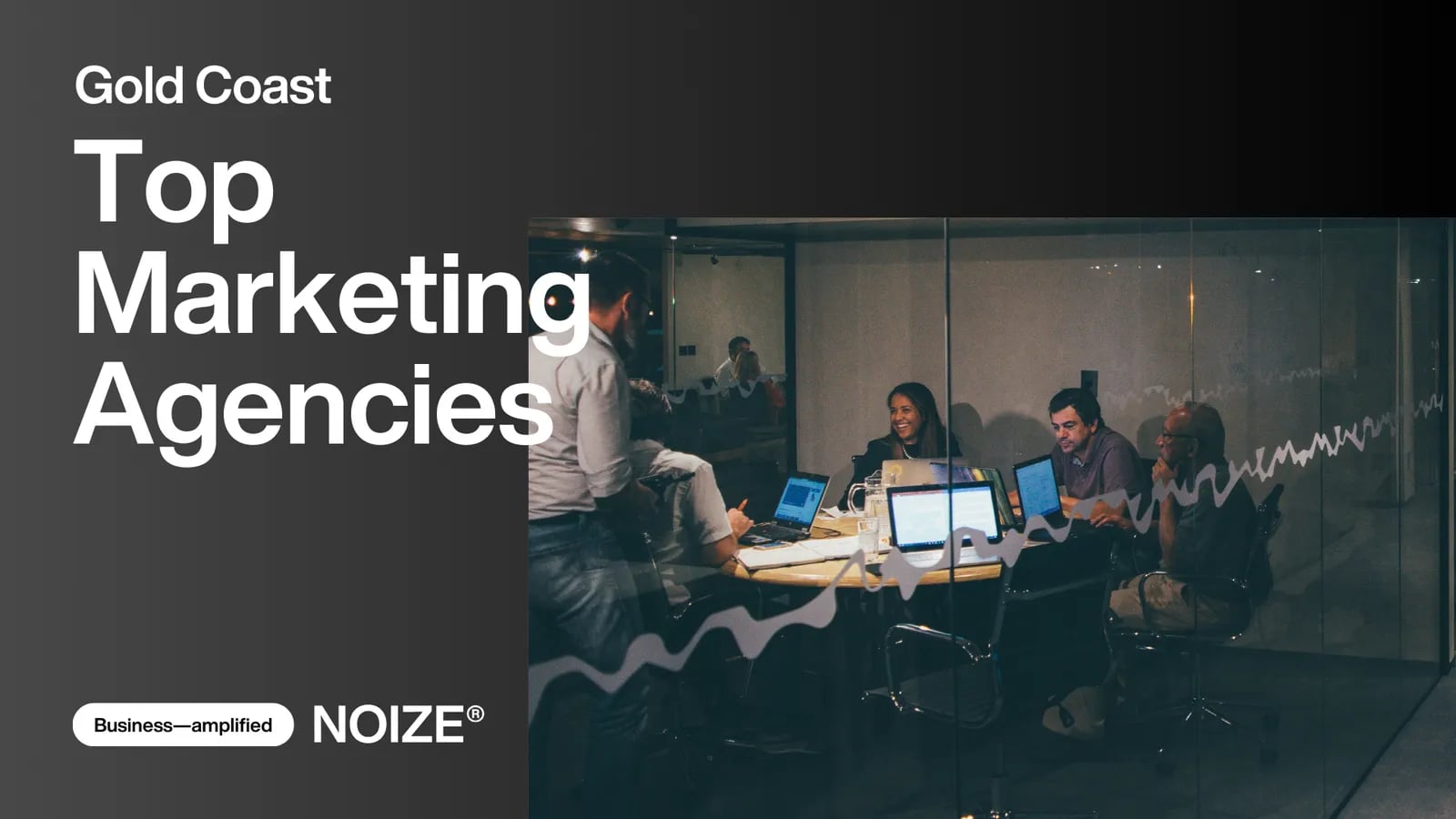 A NOIZE cover reading Gold Coast: Top marketing agencies.