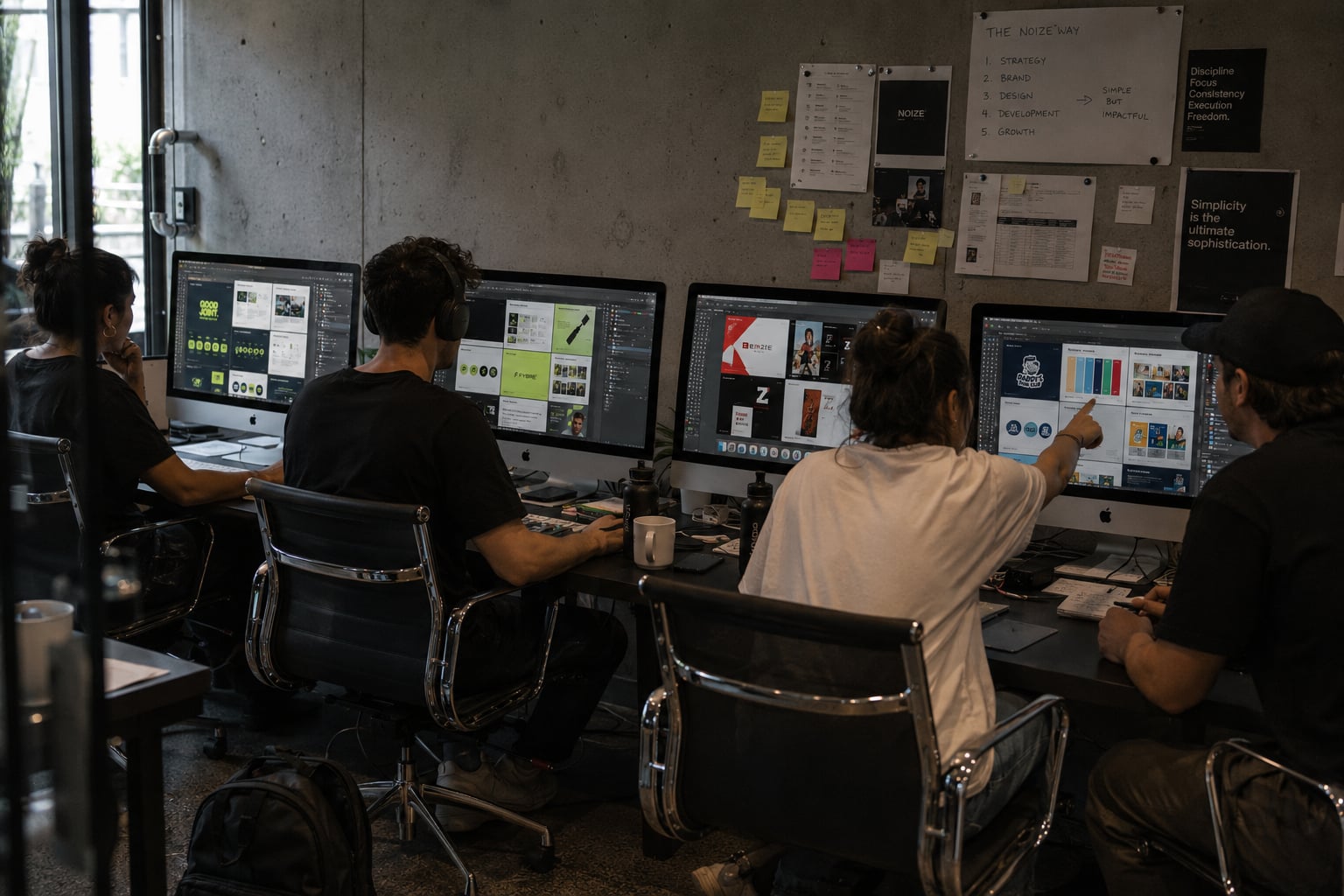 The NOIZE team at work