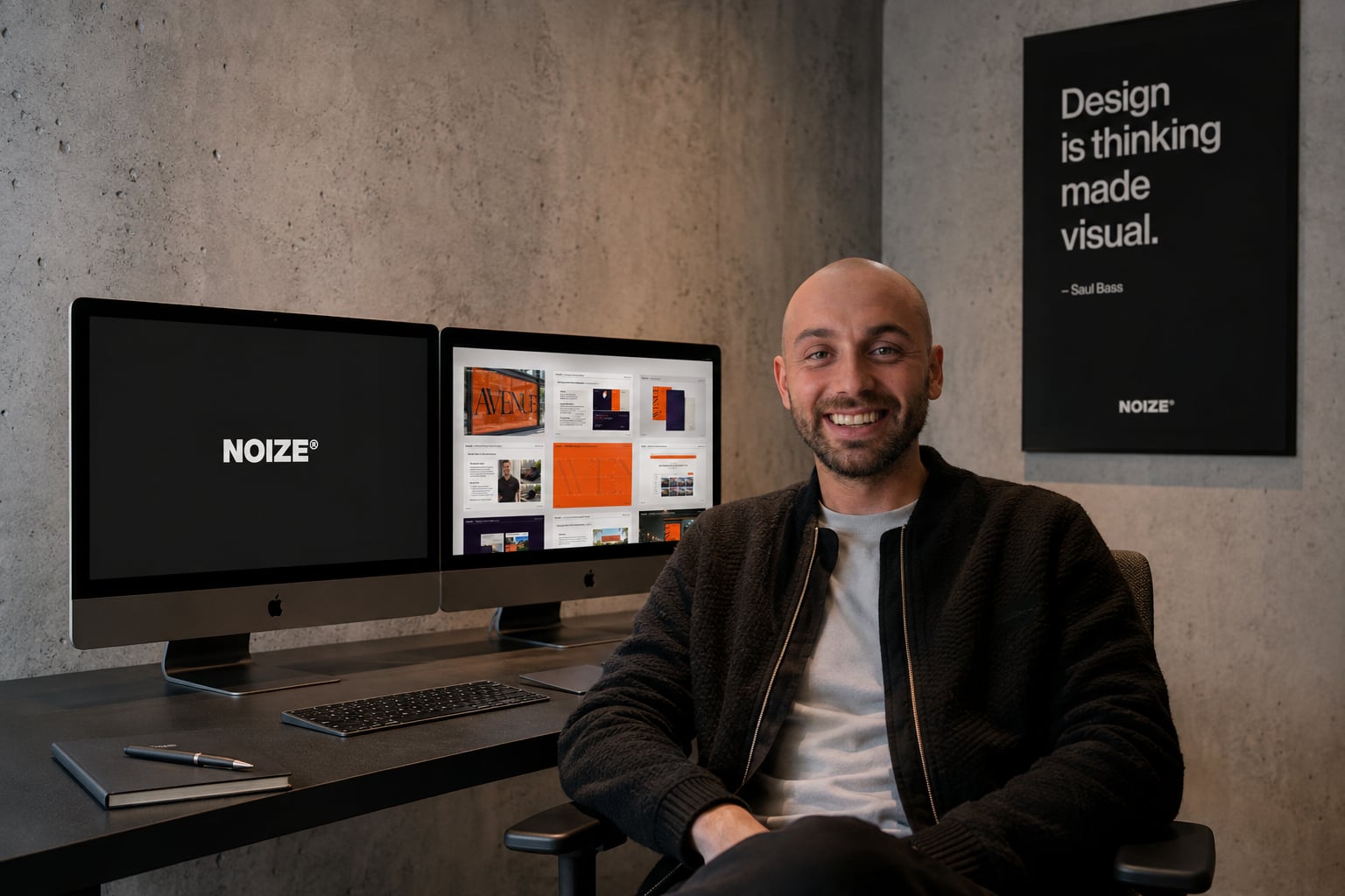 A NOIZE designer at work