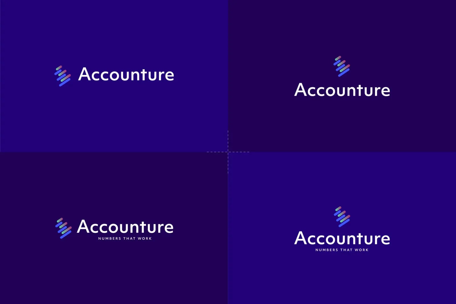 Accounture brand identity by NOIZE