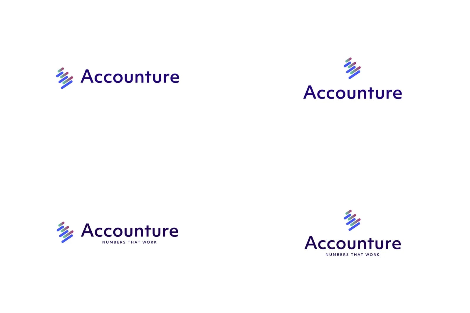 Accounture brand identity by NOIZE