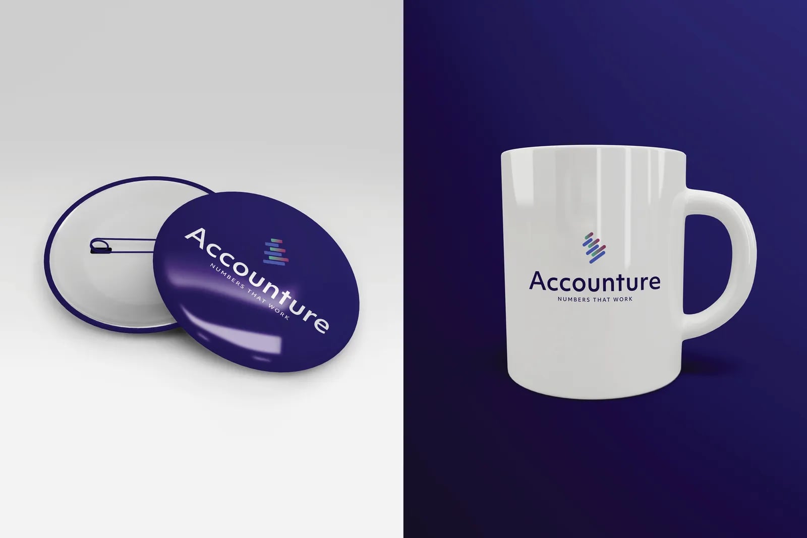 Accounture brand identity by NOIZE