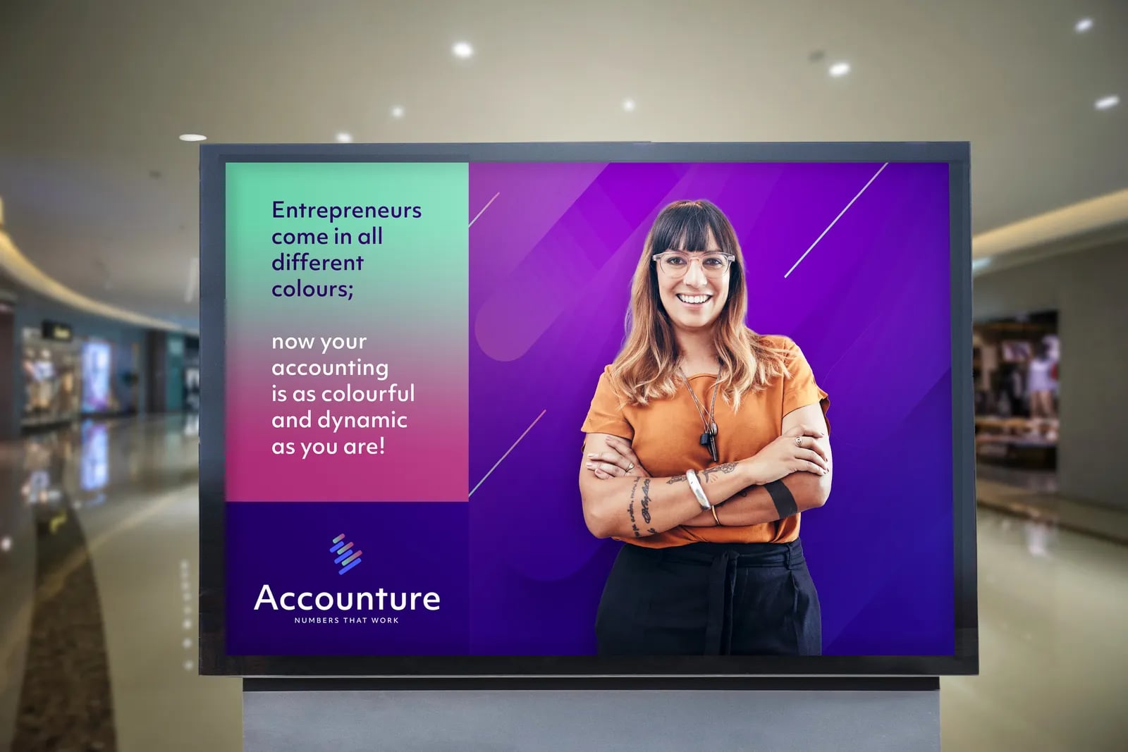 Accounture brand identity by NOIZE