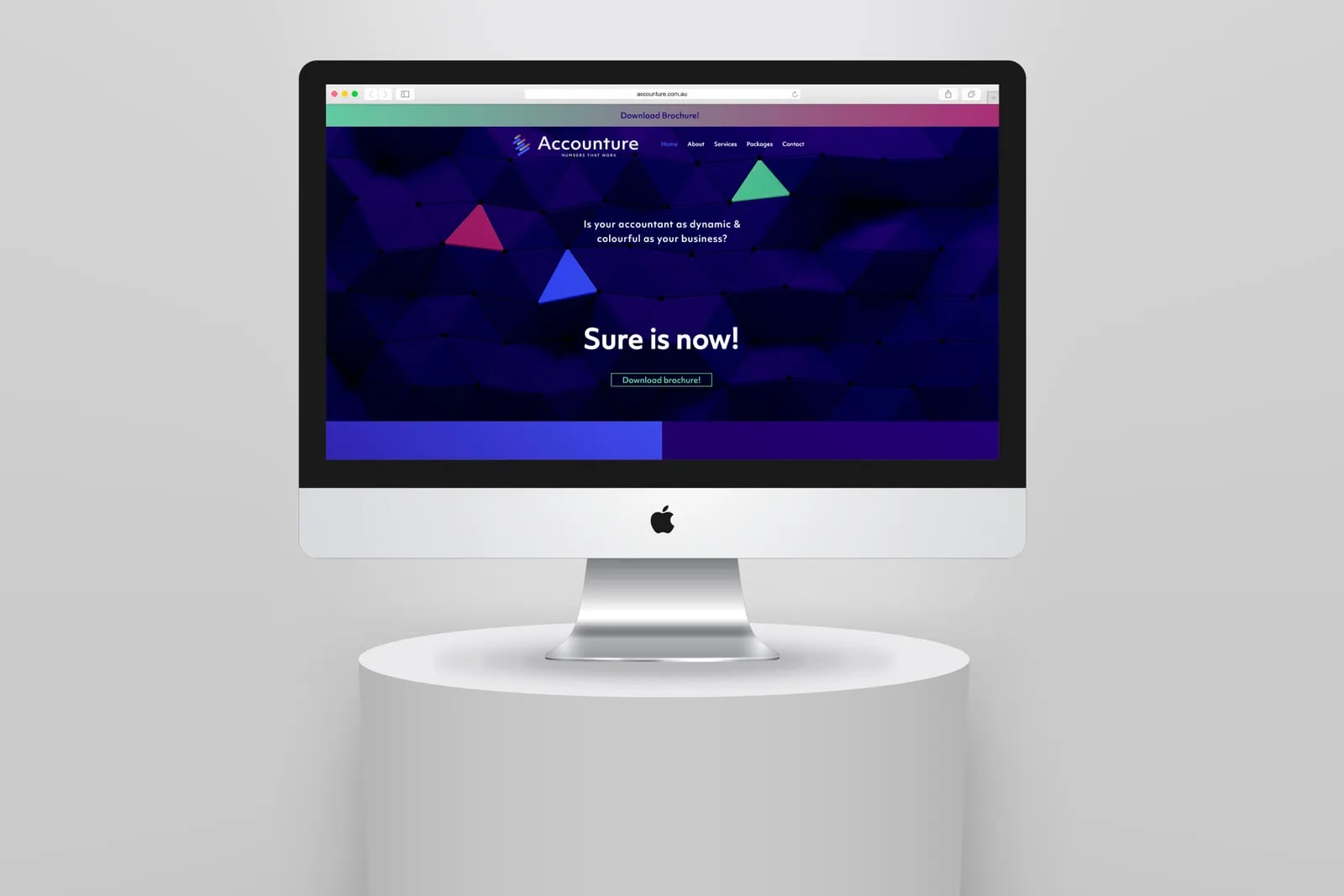 Accounture brand identity by NOIZE