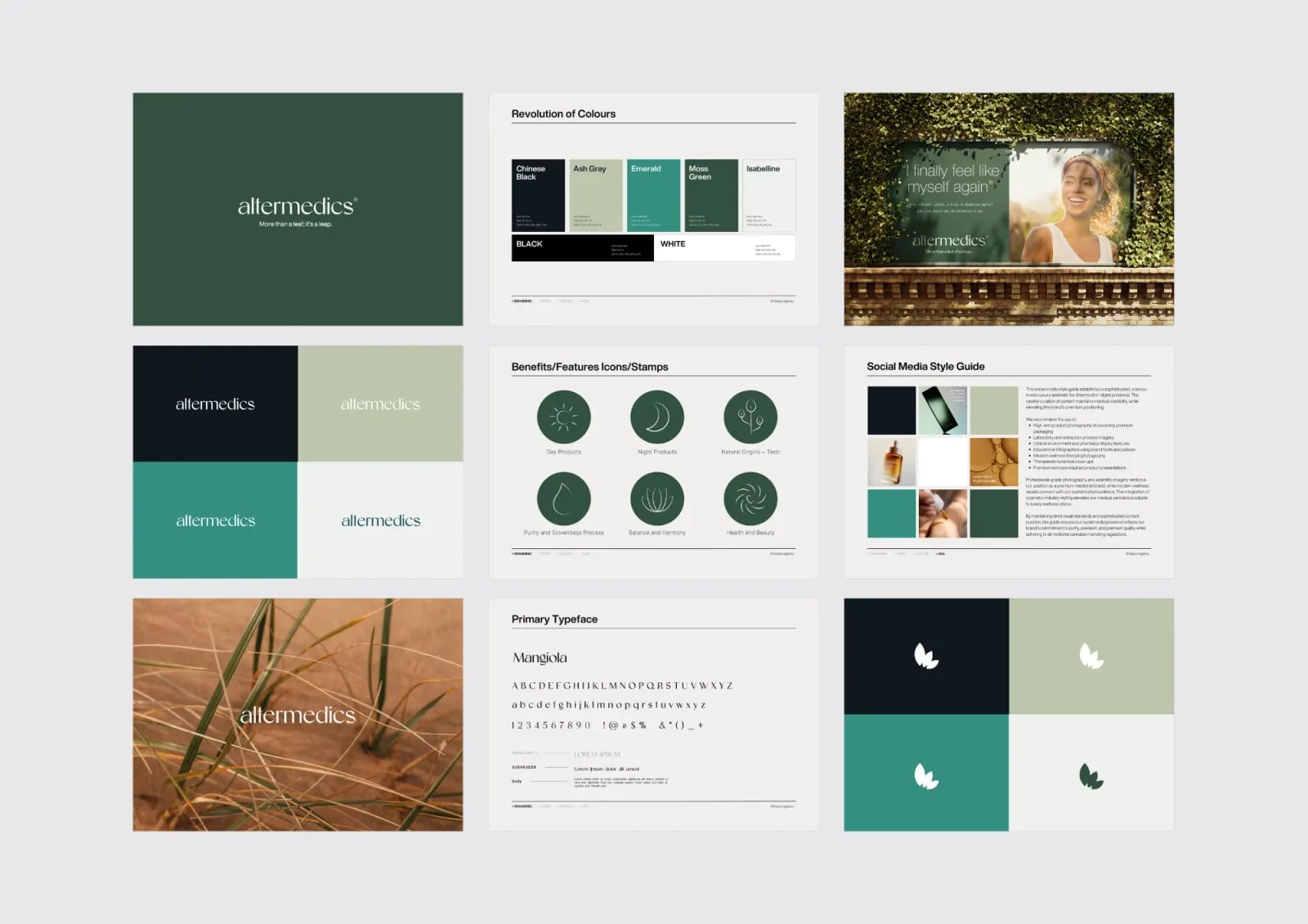 Altermedics brand identity by NOIZE
