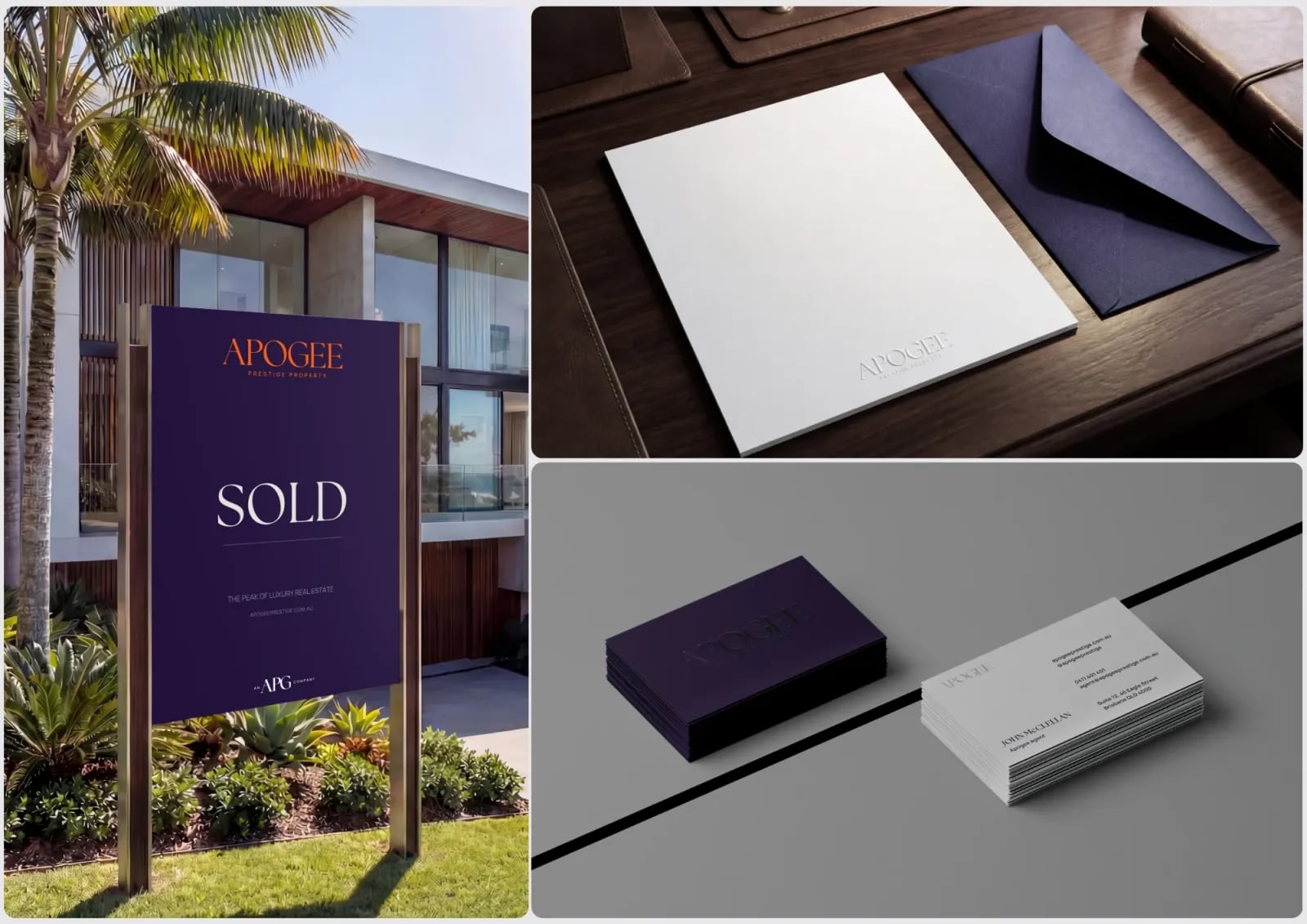 Avenue Property brand identity by NOIZE