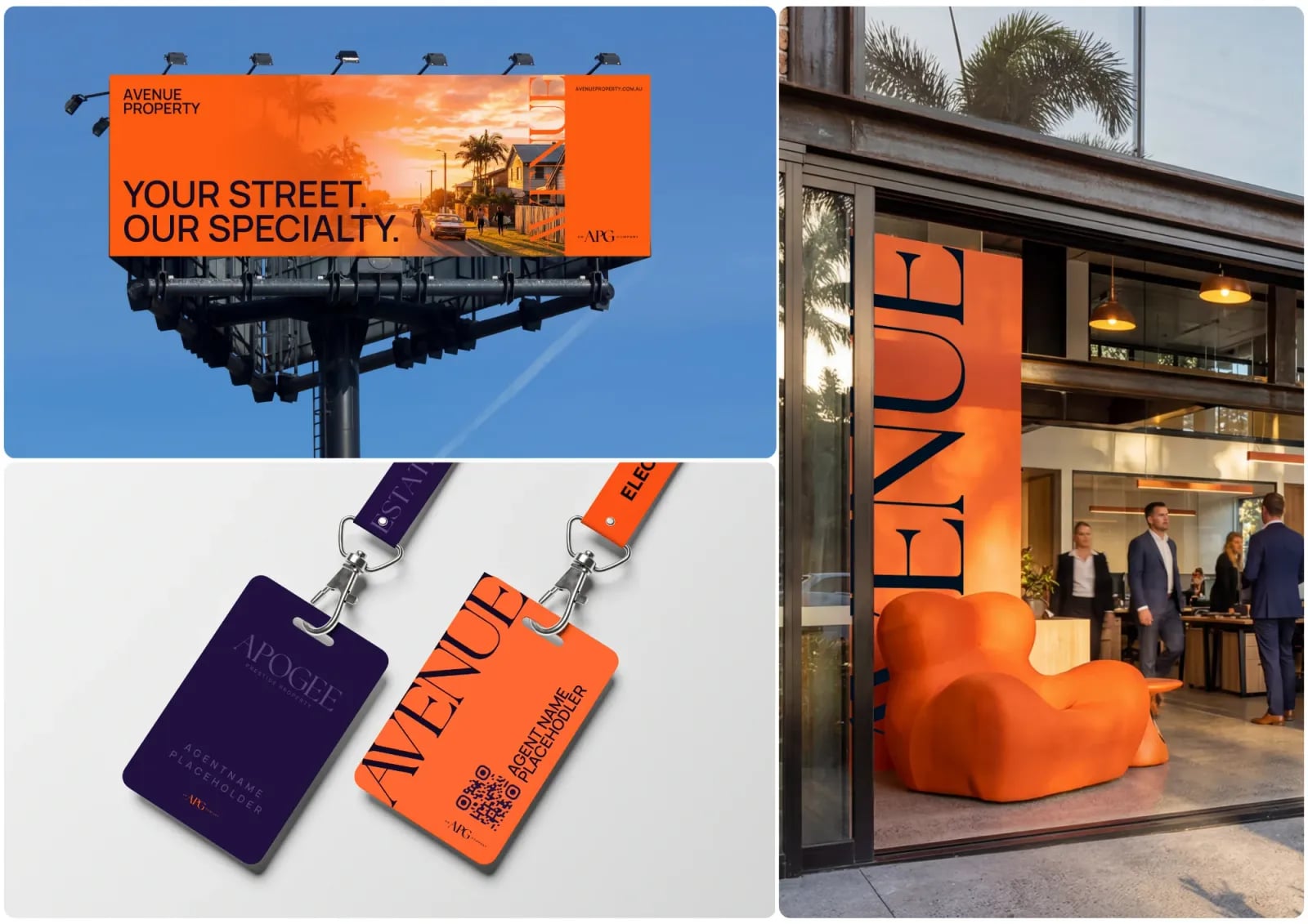 Avenue Property brand identity by NOIZE