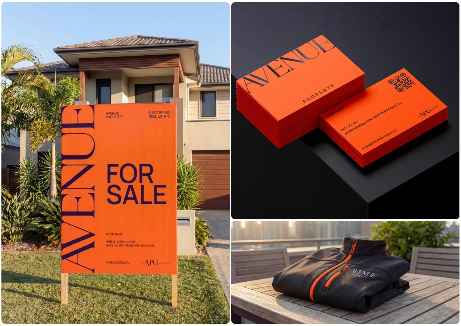 Avenue Property brand identity by NOIZE