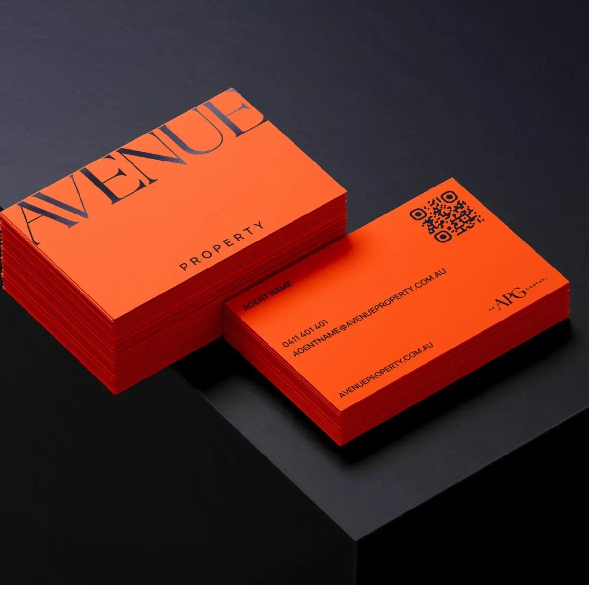 Avenue Property brand work by NOIZE
