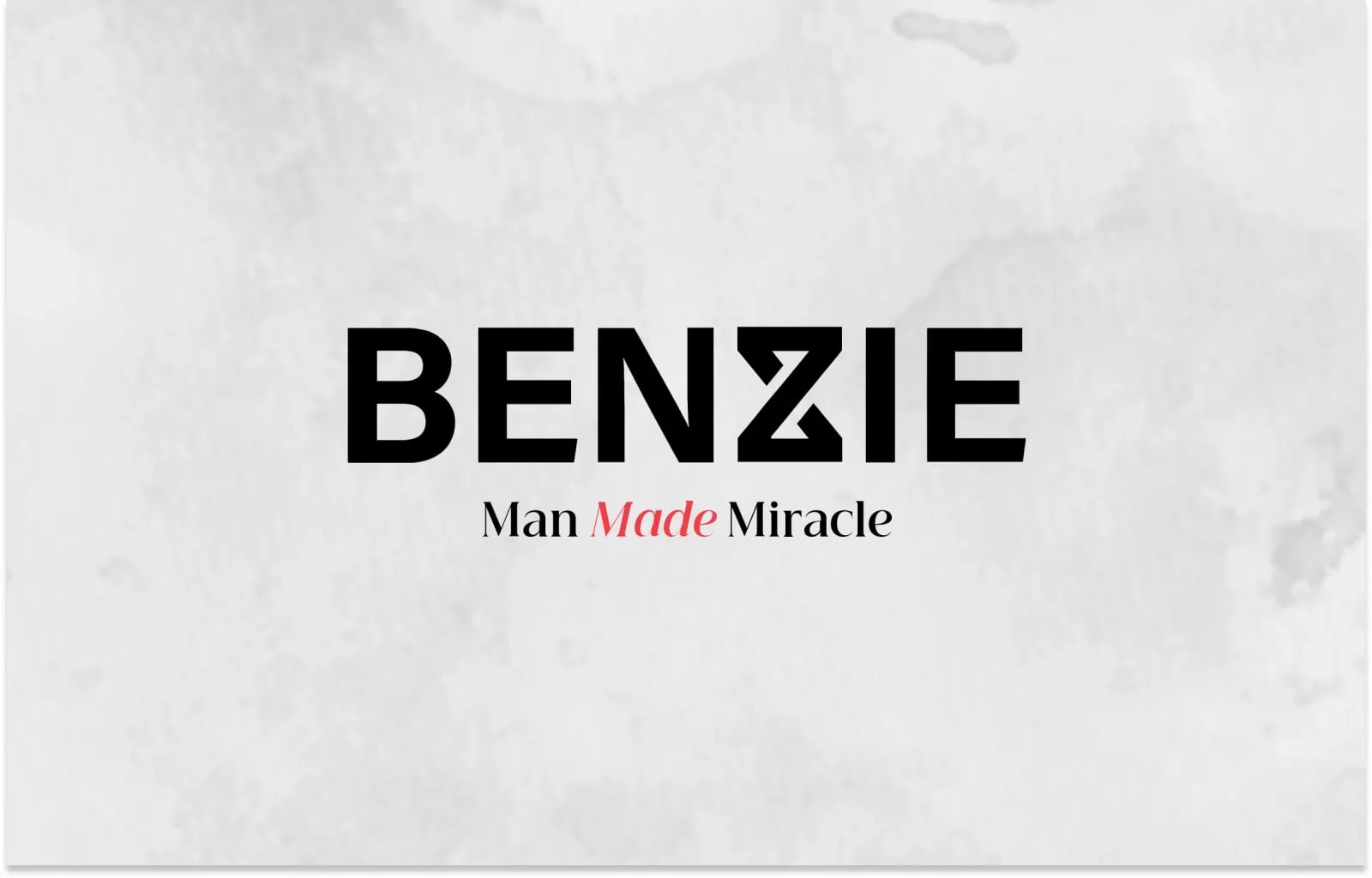 Benzie brand identity by NOIZE