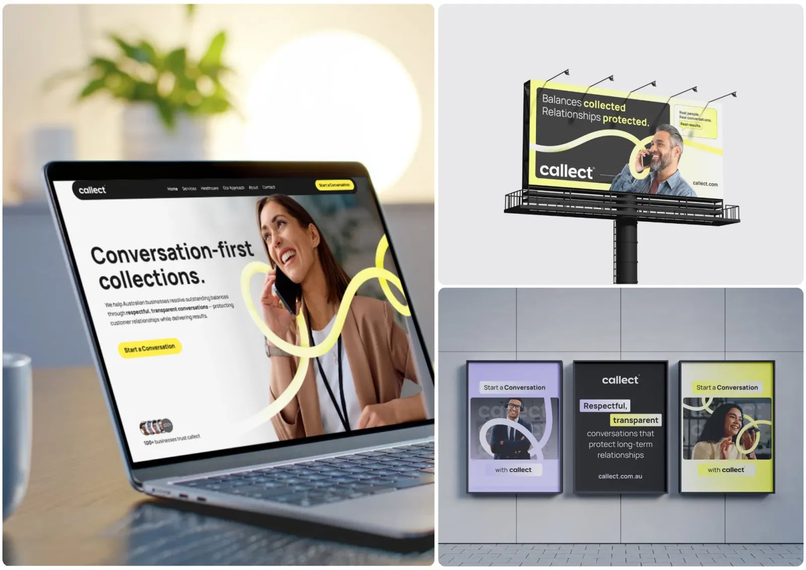Callect brand identity by NOIZE