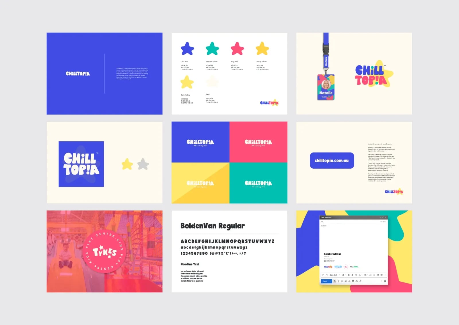 Chilltopia brand identity by NOIZE