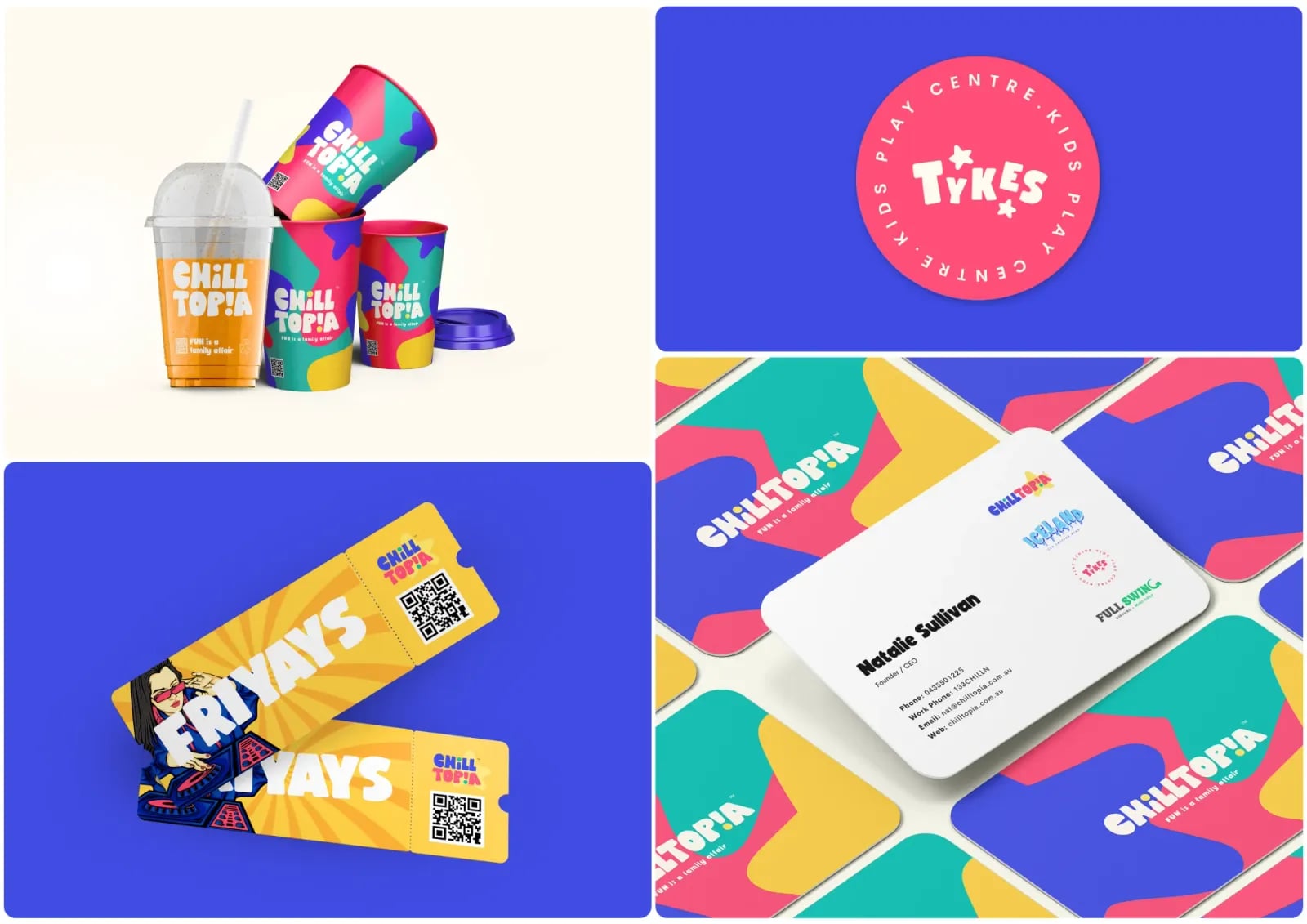Chilltopia brand identity by NOIZE