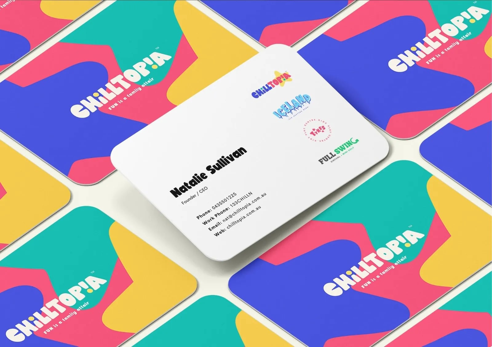Chilltopia brand identity by NOIZE