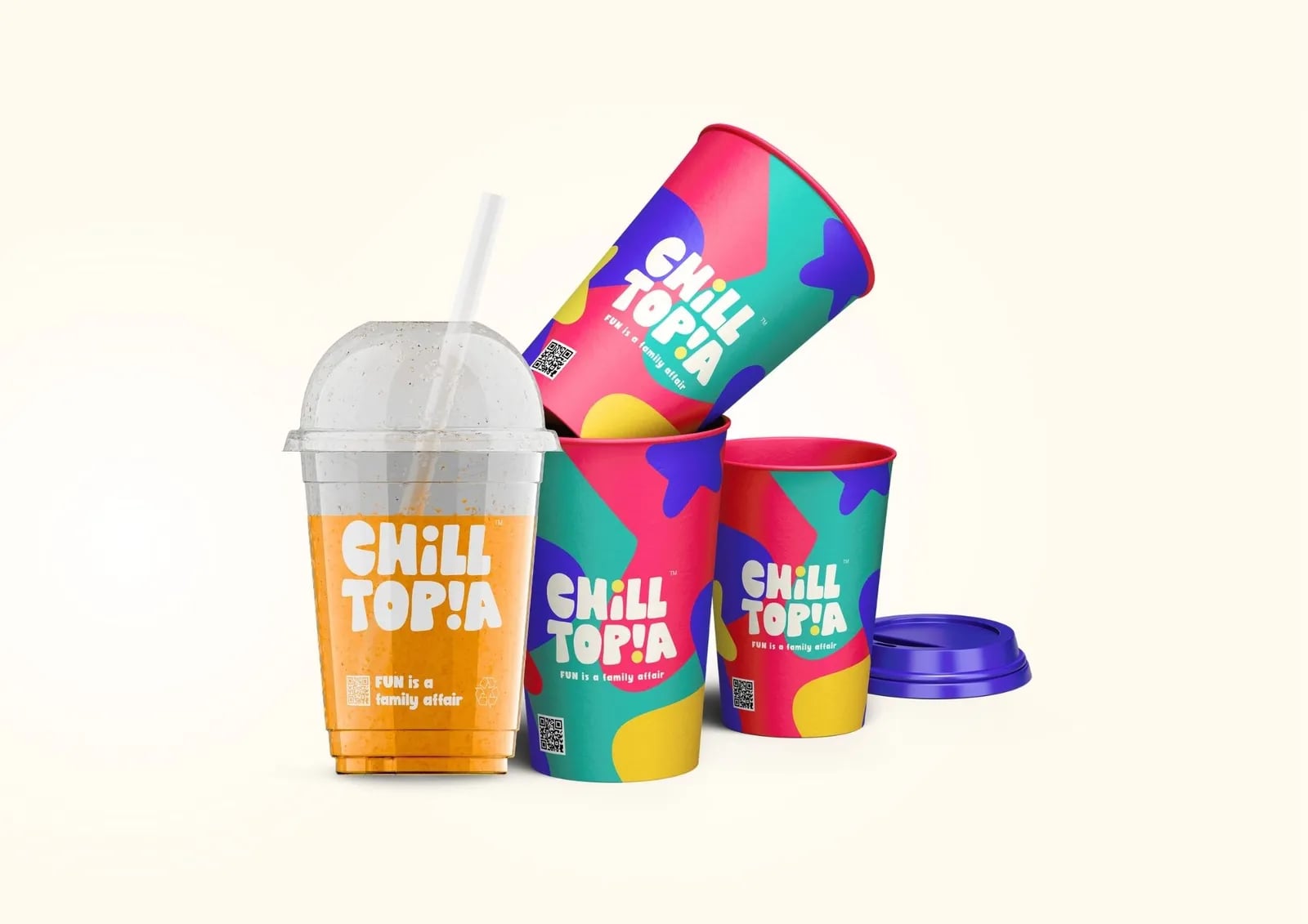 Chilltopia brand identity by NOIZE