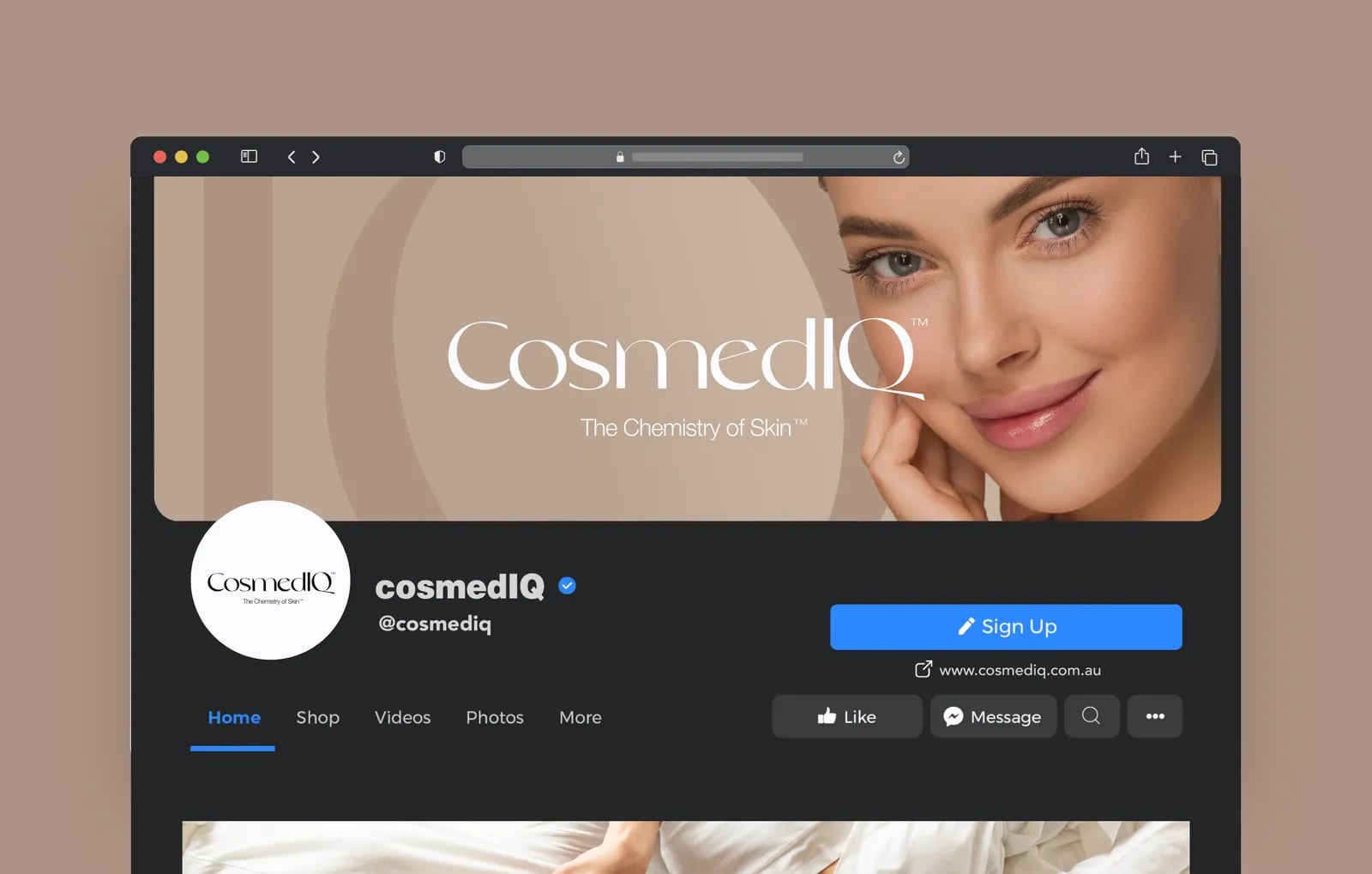 CosmediQ brand identity by NOIZE