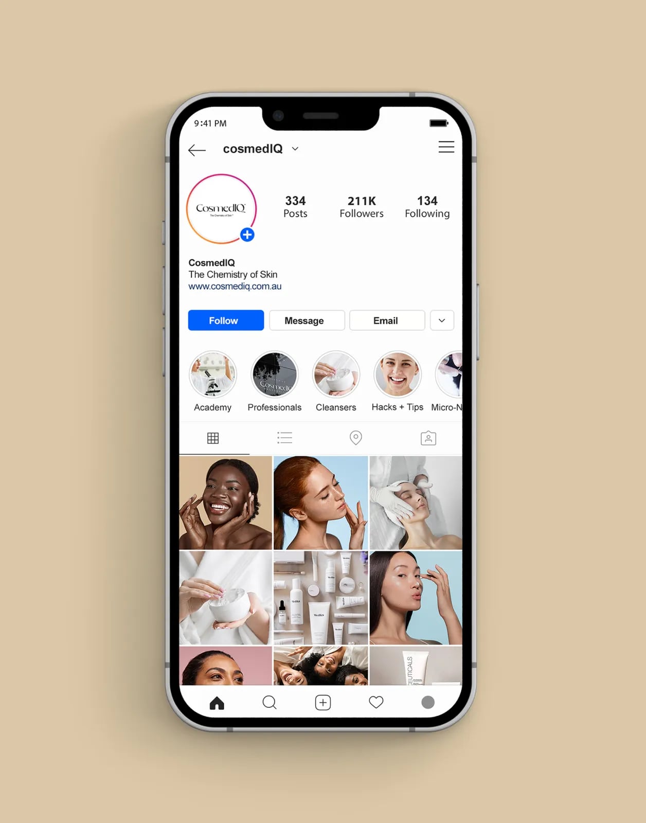 CosmediQ brand identity by NOIZE