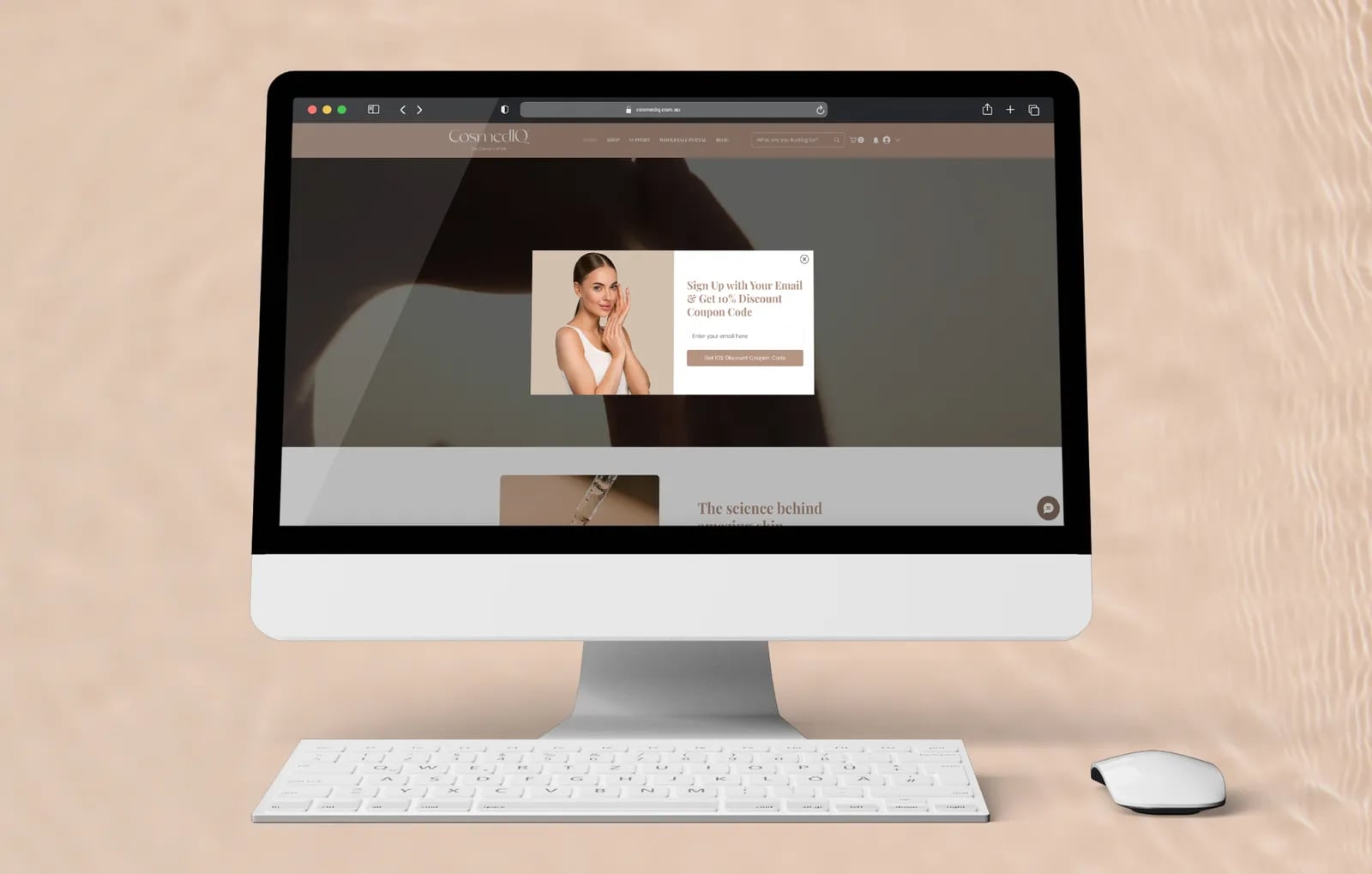 CosmediQ brand identity by NOIZE