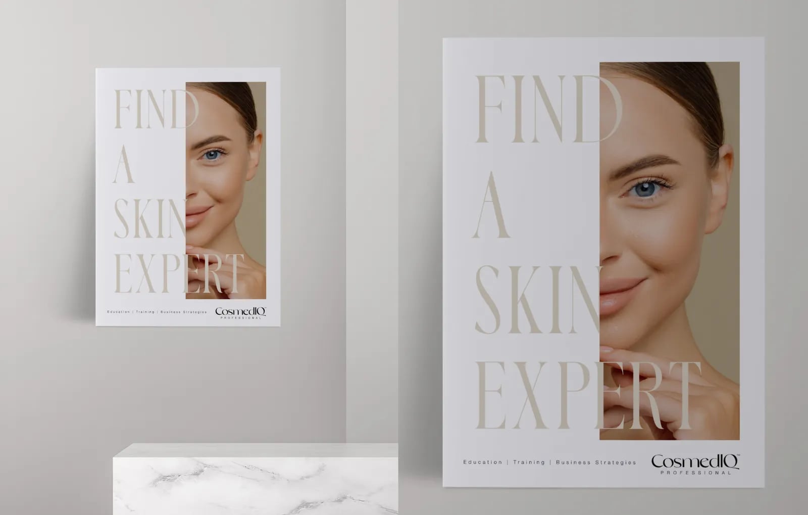CosmediQ brand identity by NOIZE