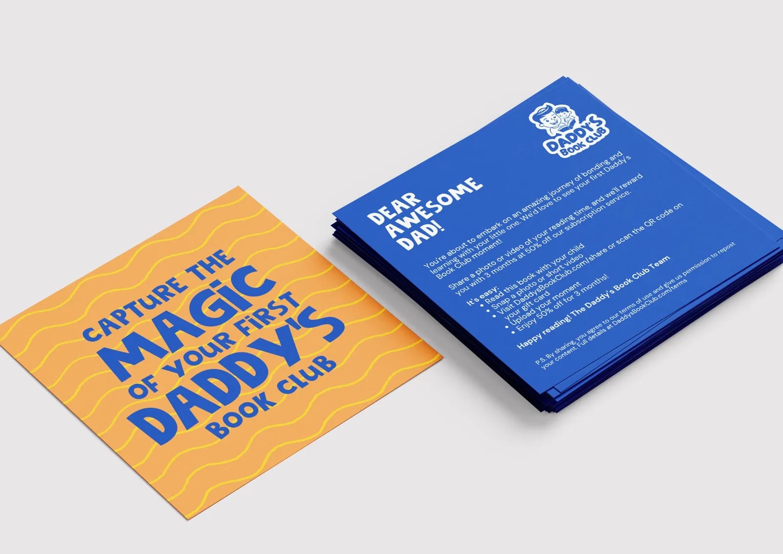 Daddy's Book Club brand identity by NOIZE