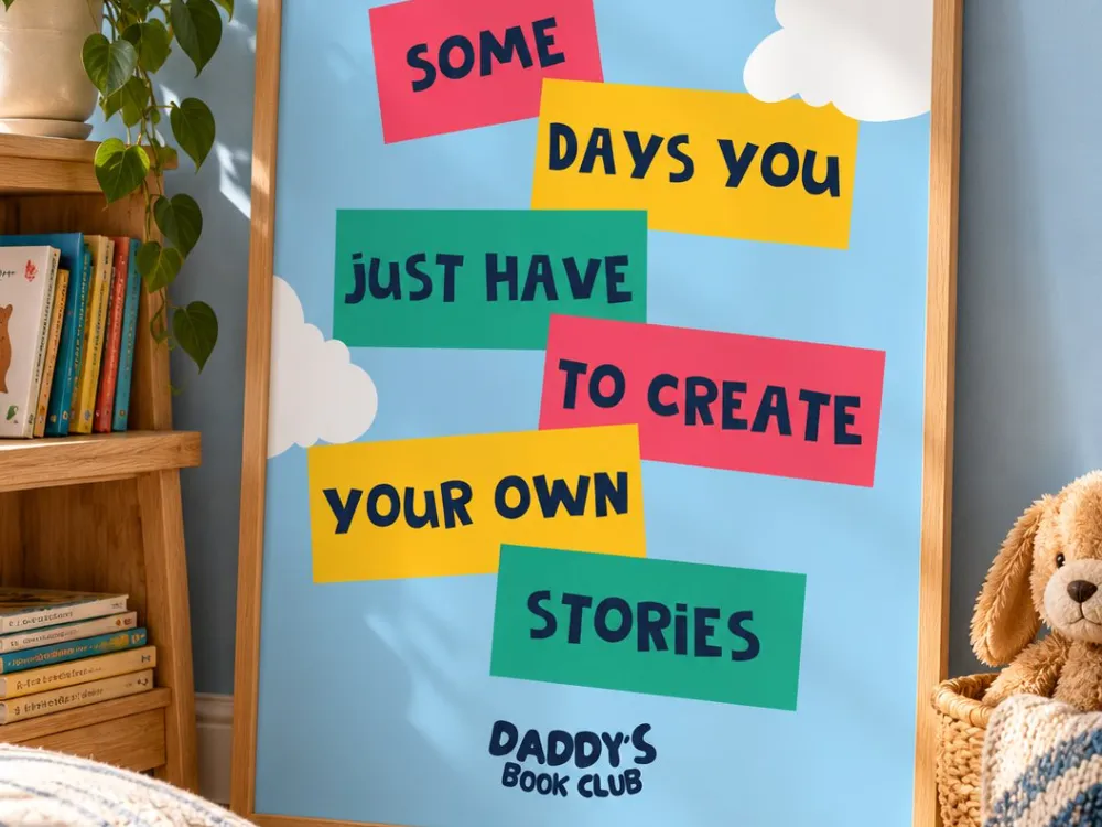 Daddy's Book Club brand work