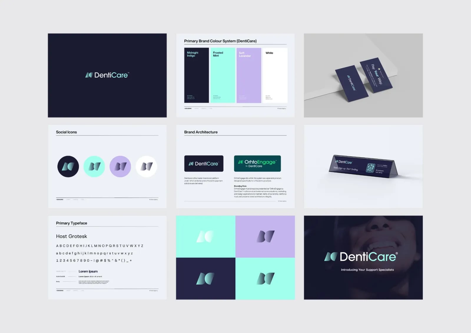 DentiCare brand identity by NOIZE