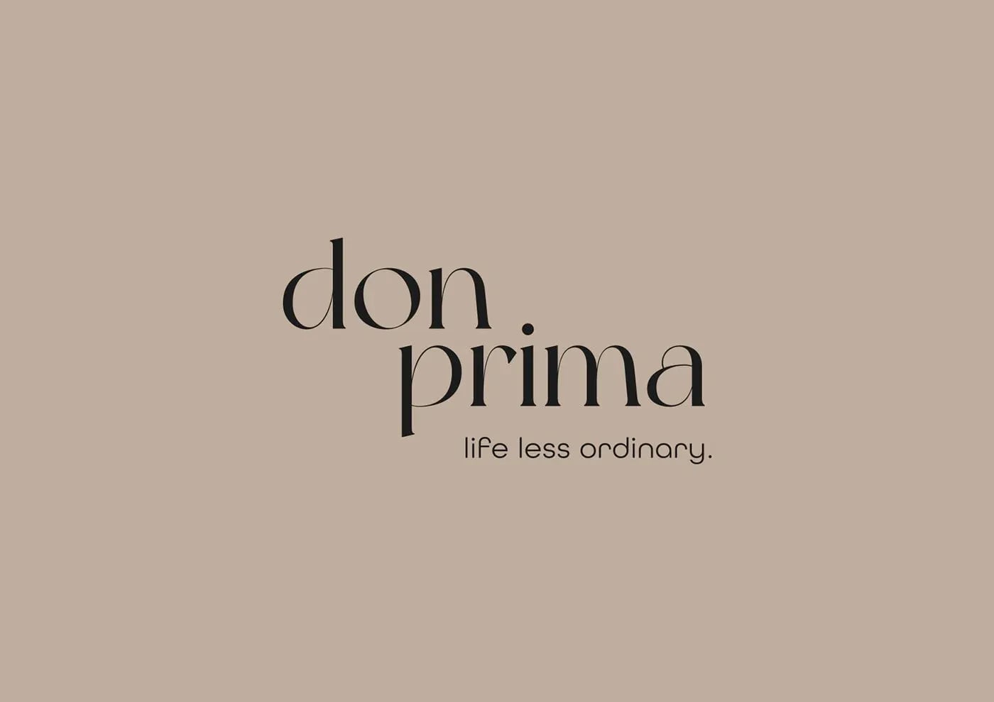 Don Prima brand identity by NOIZE