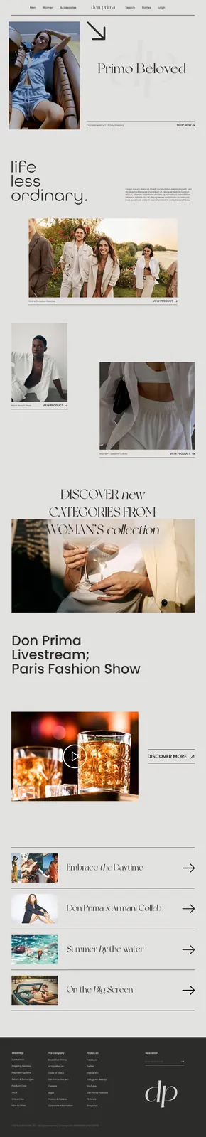Don Prima brand identity by NOIZE