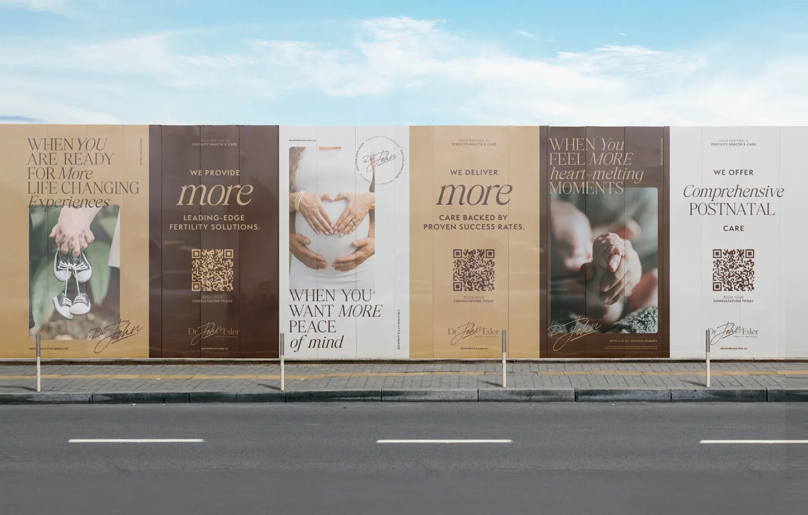 Dr John Esler brand identity by NOIZE
