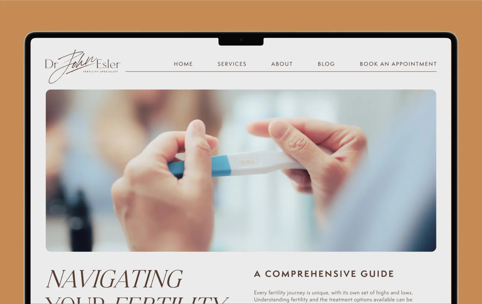Dr John Esler brand identity by NOIZE
