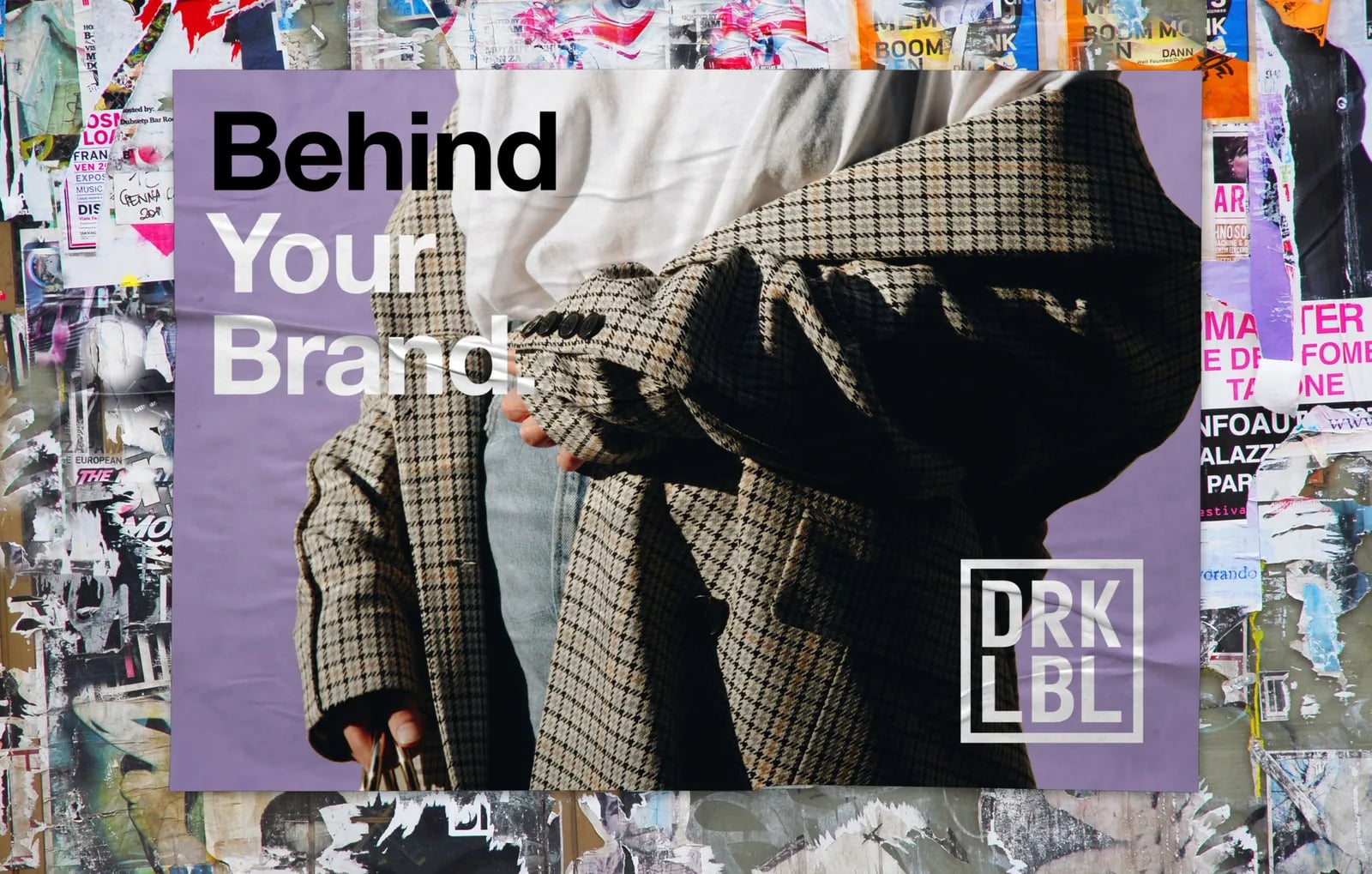 DRK LBL brand identity by NOIZE