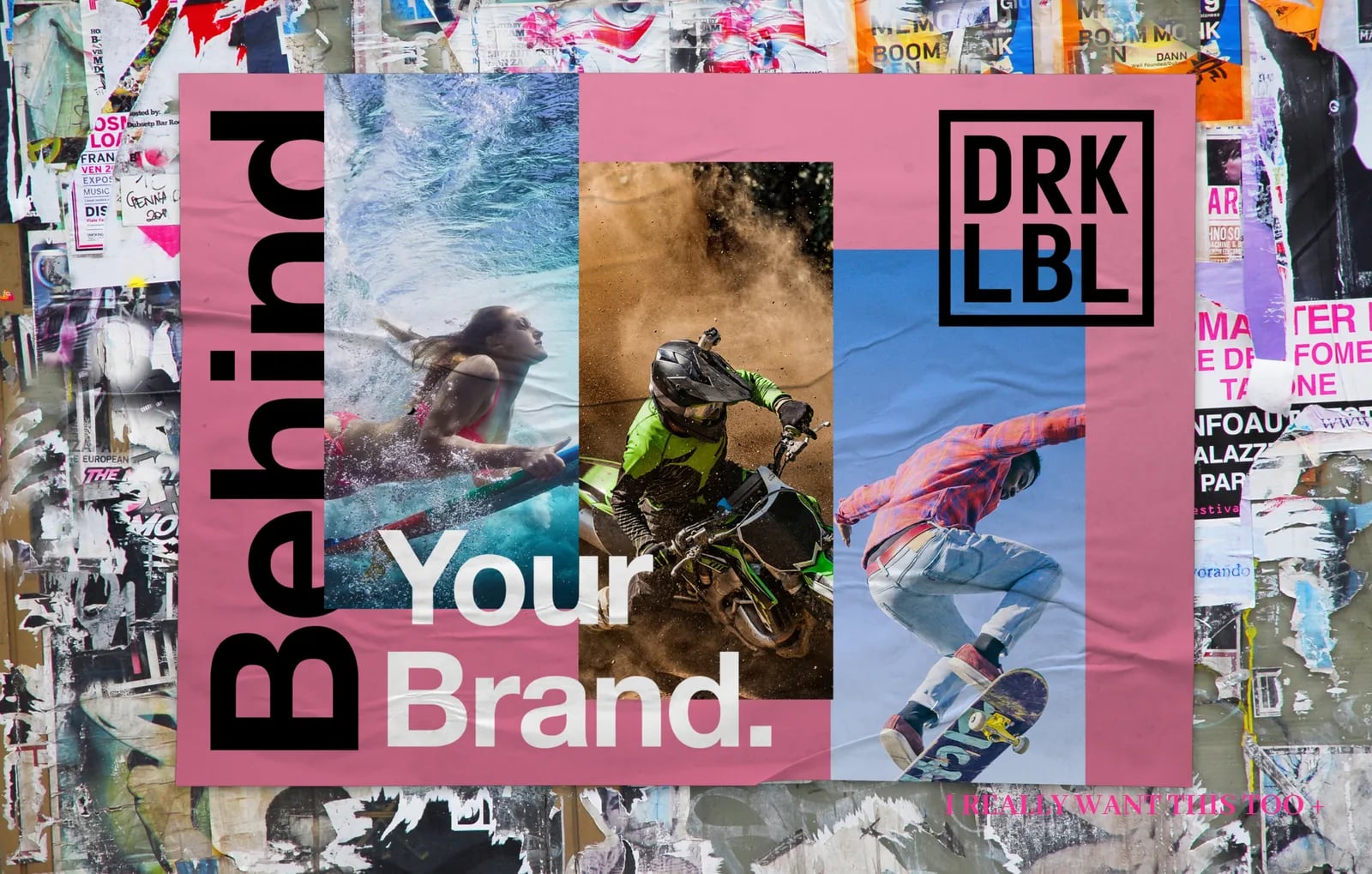 DRK LBL brand identity by NOIZE