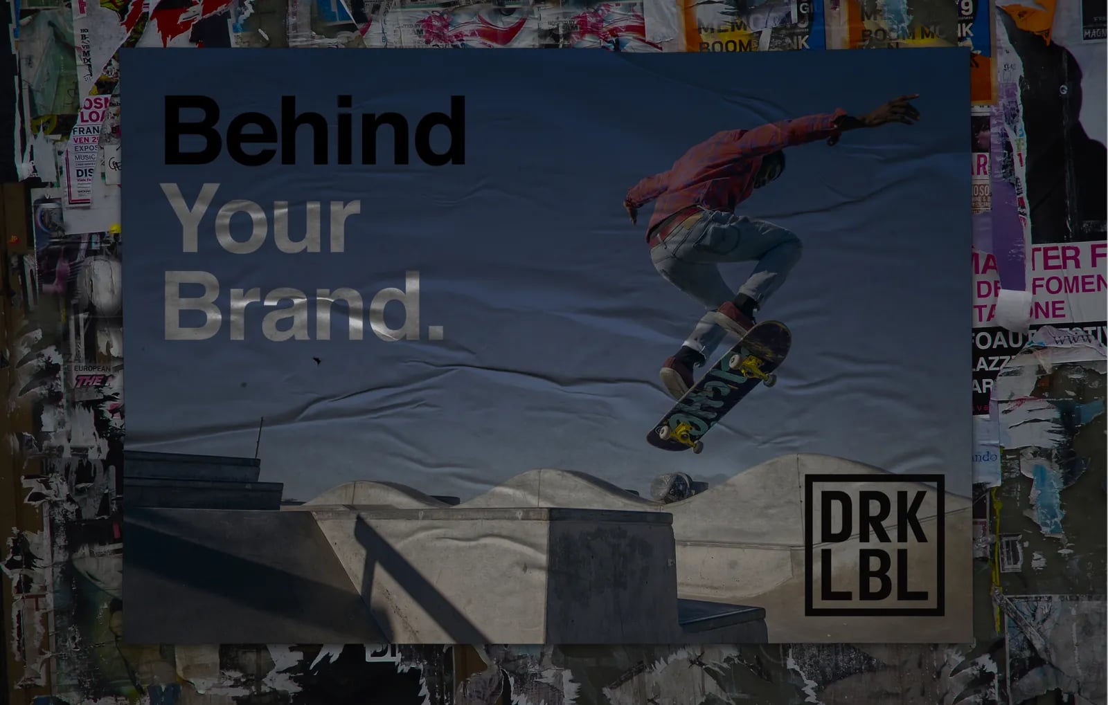 DRK LBL brand identity by NOIZE