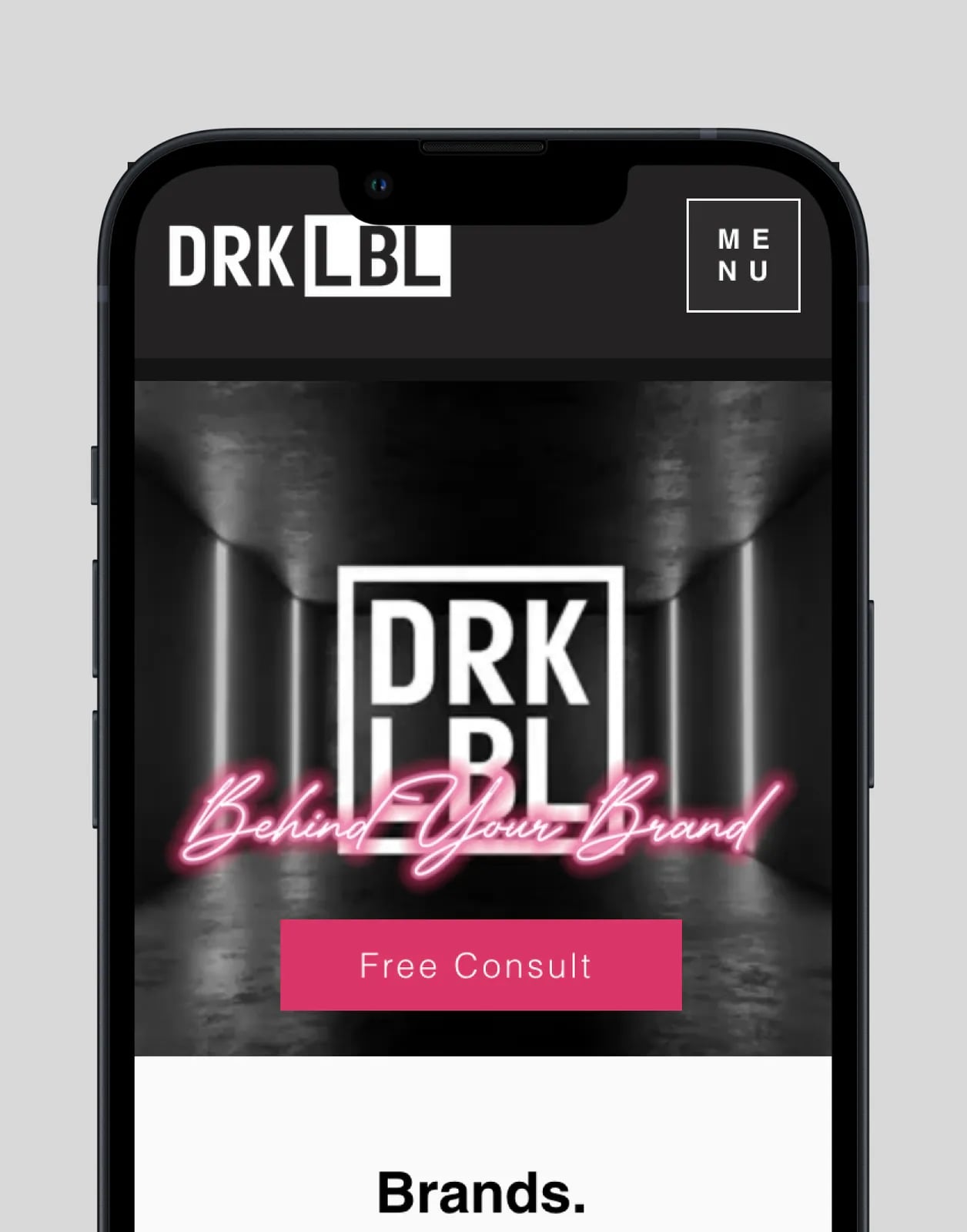 DRK LBL brand identity by NOIZE