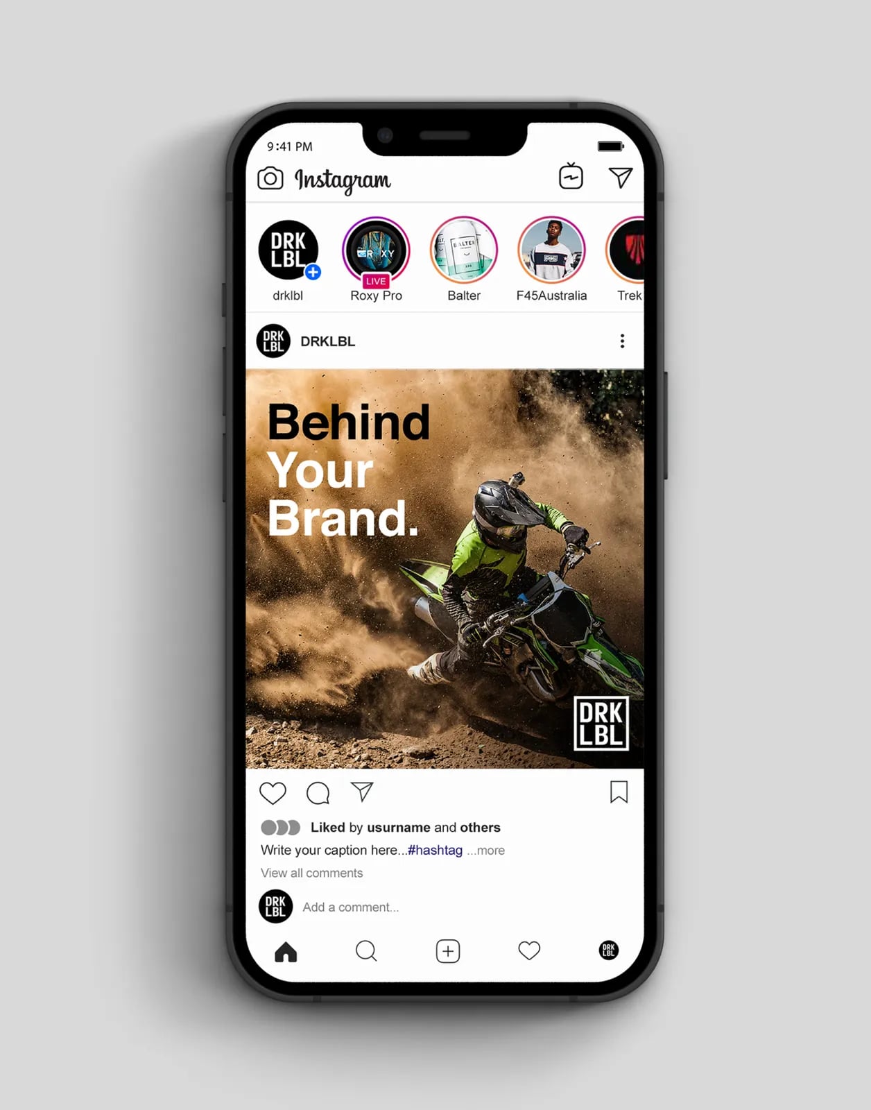 DRK LBL brand identity by NOIZE