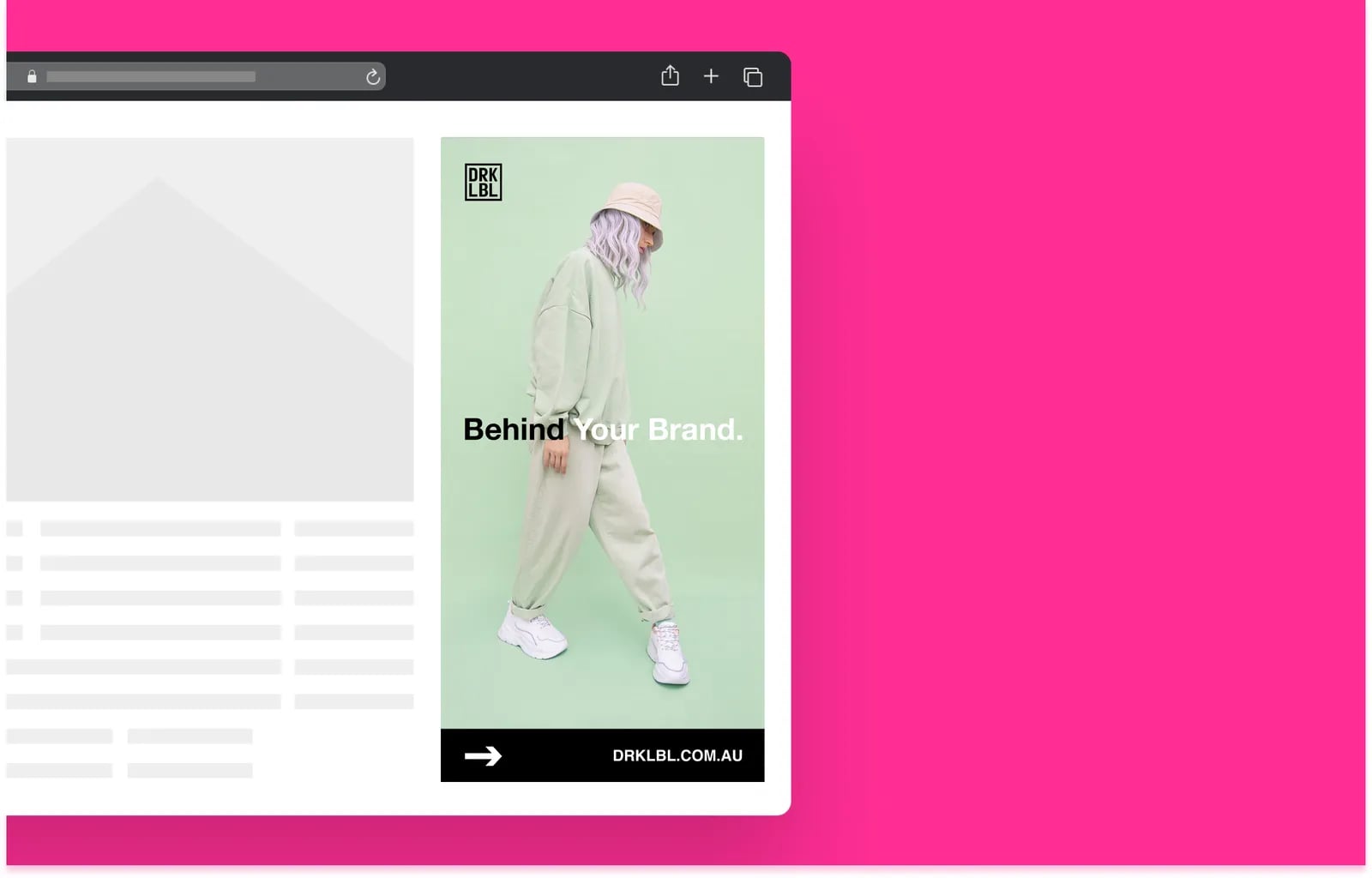DRK LBL brand identity by NOIZE