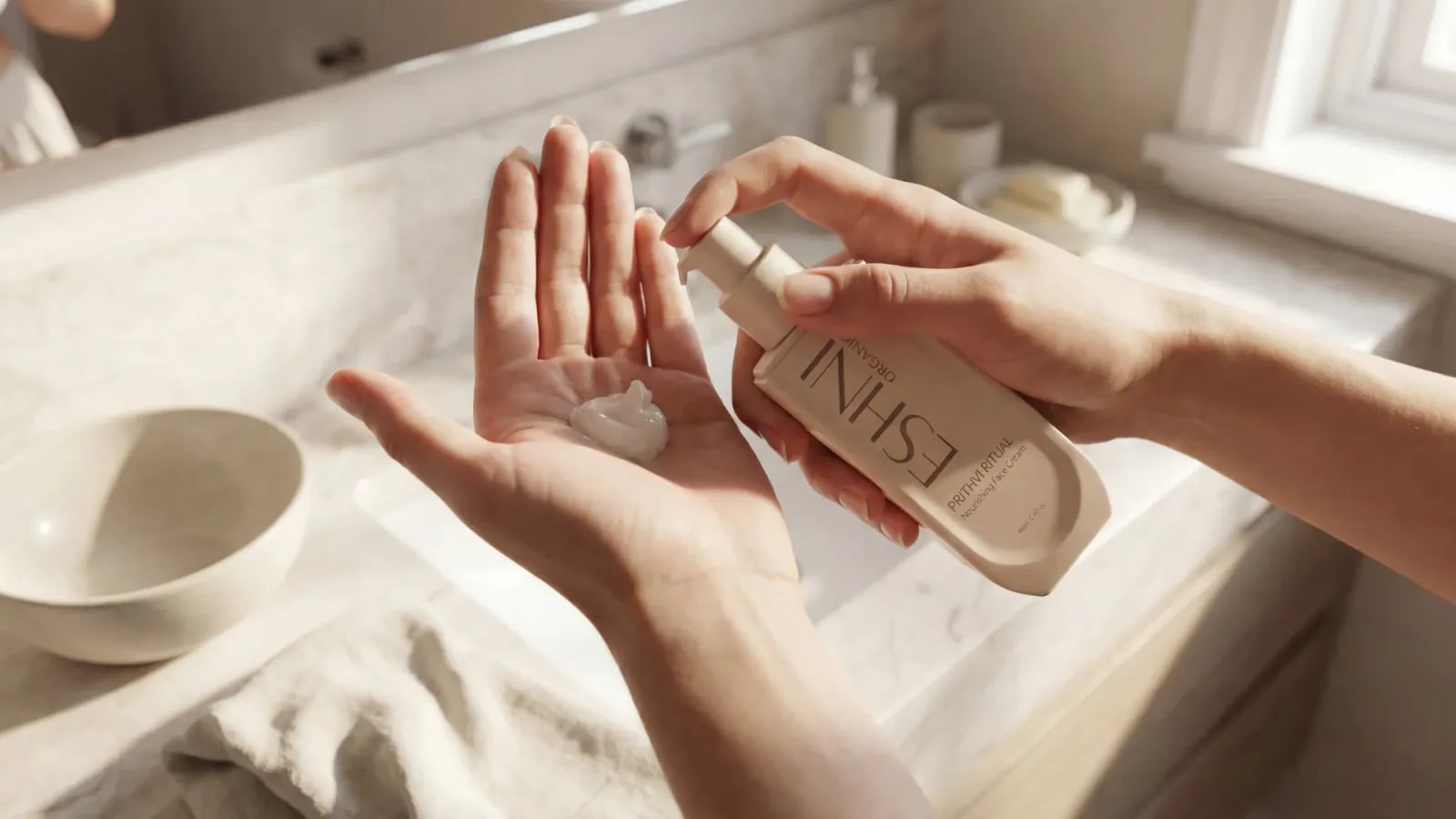 ESHNI Organics brand identity by NOIZE