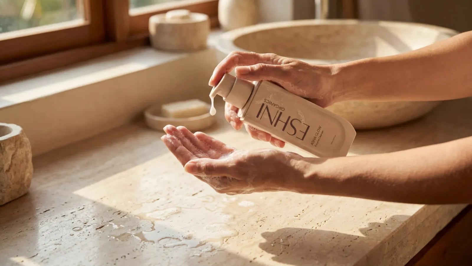 ESHNI Organics brand identity by NOIZE