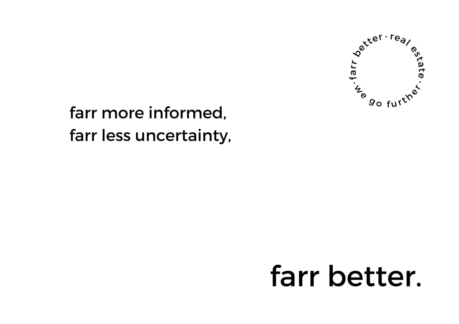 Farr brand identity by NOIZE