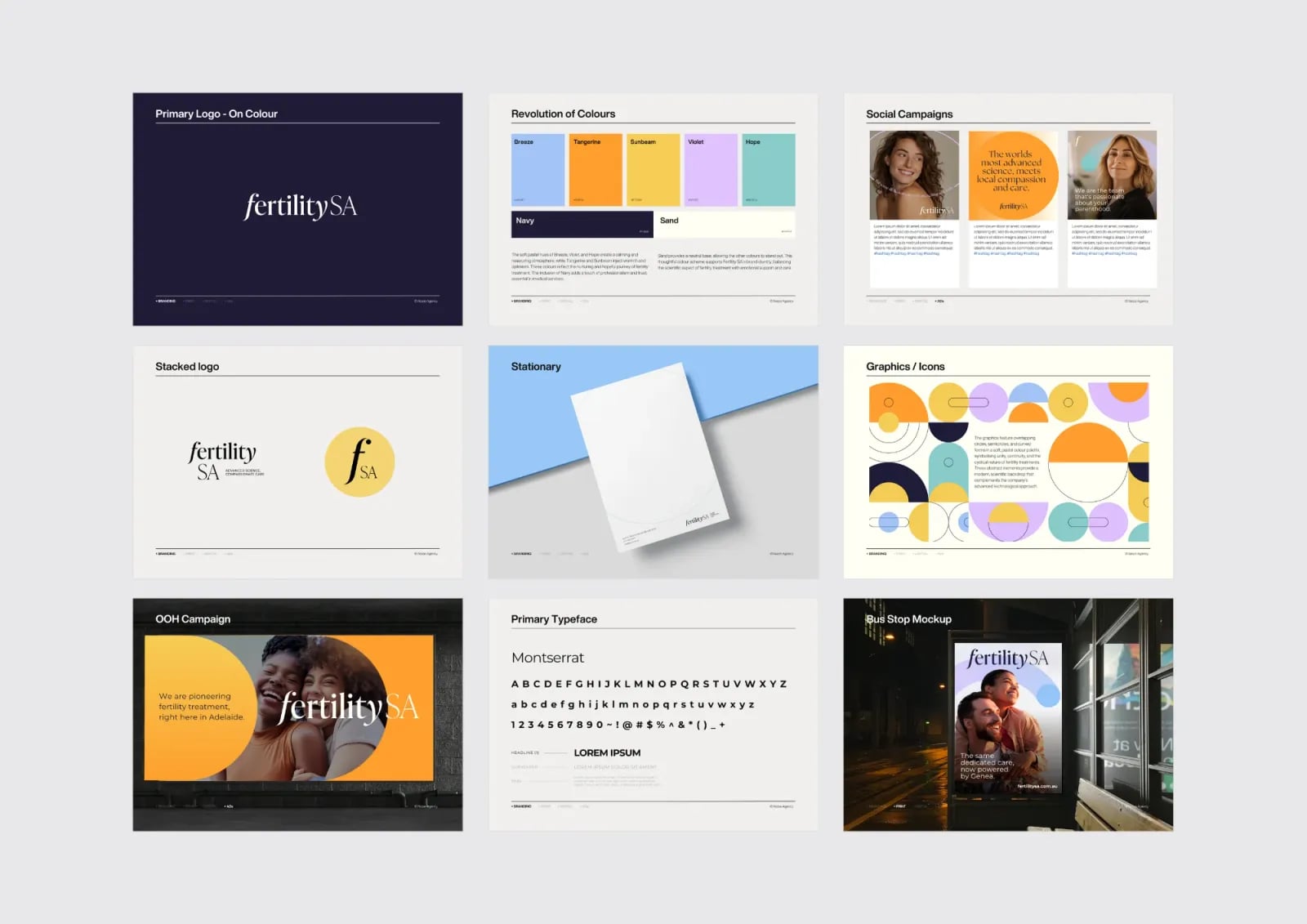 fertilitySA brand identity by NOIZE