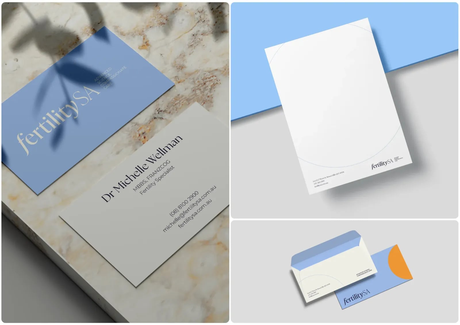 fertilitySA brand identity by NOIZE