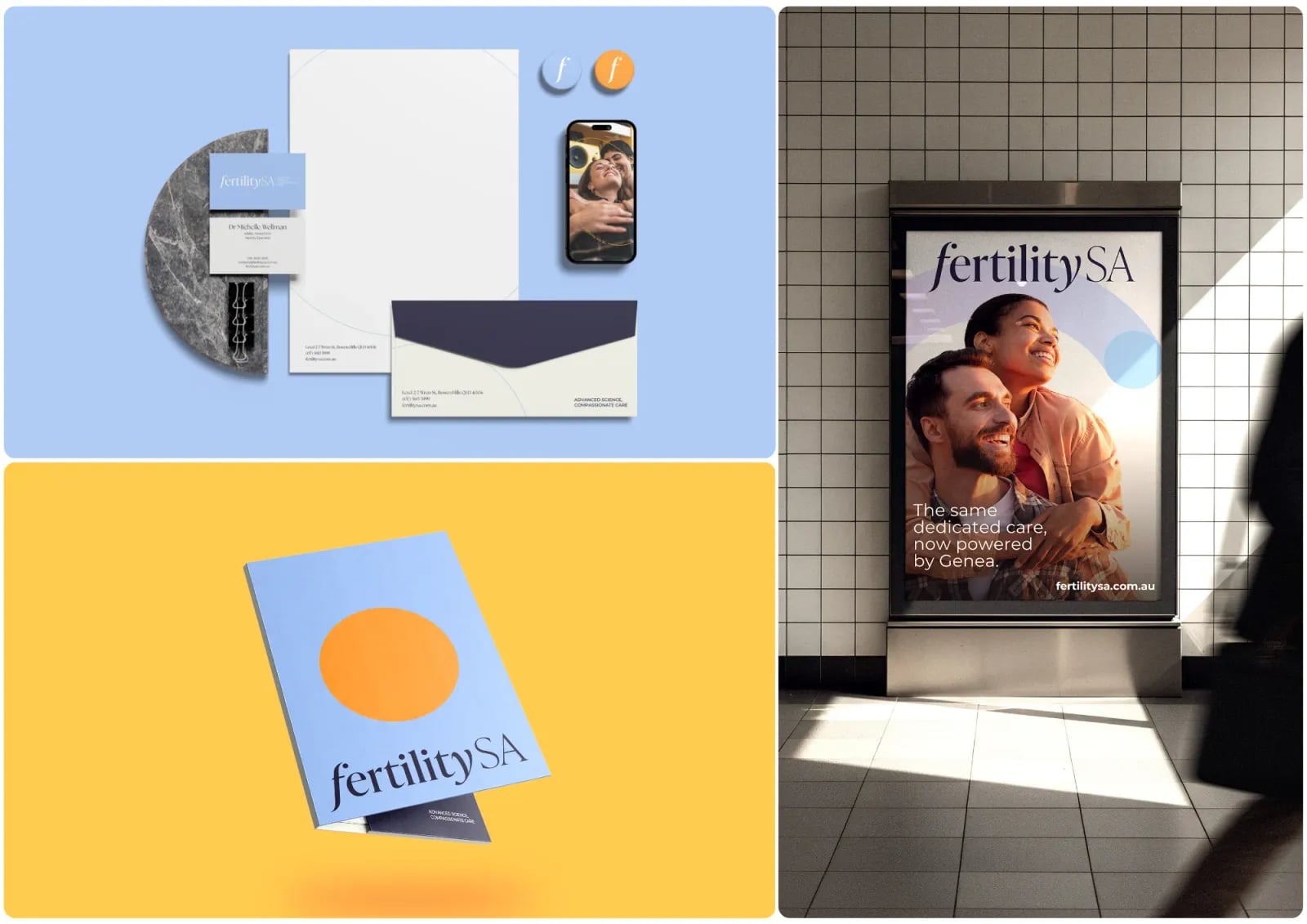 fertilitySA brand identity by NOIZE