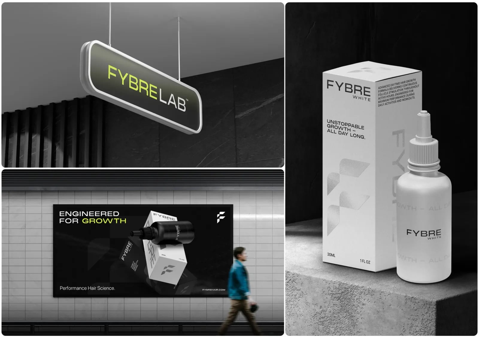FYBRE brand identity by NOIZE