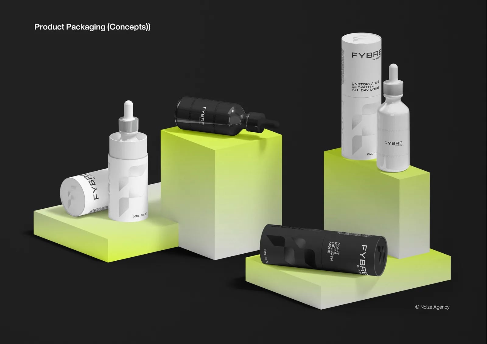 FYBRE brand identity by NOIZE