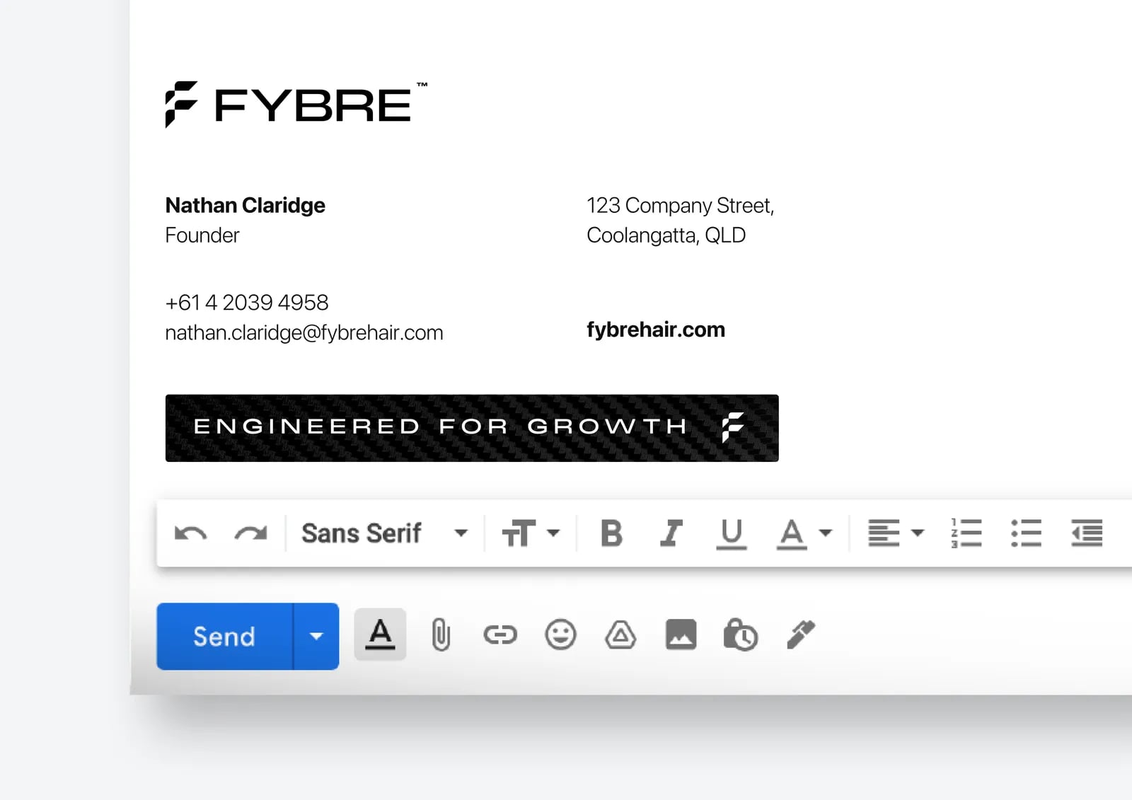FYBRE brand identity by NOIZE