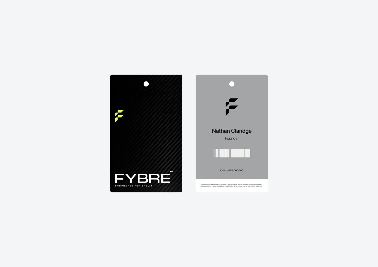 FYBRE brand identity by NOIZE