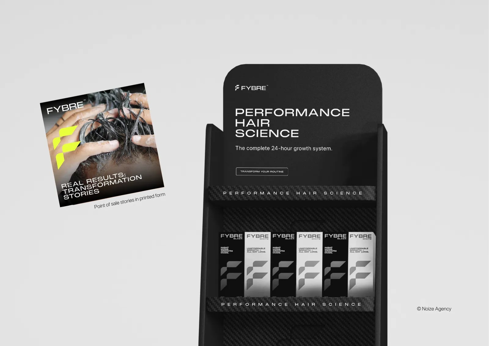 FYBRE brand identity by NOIZE