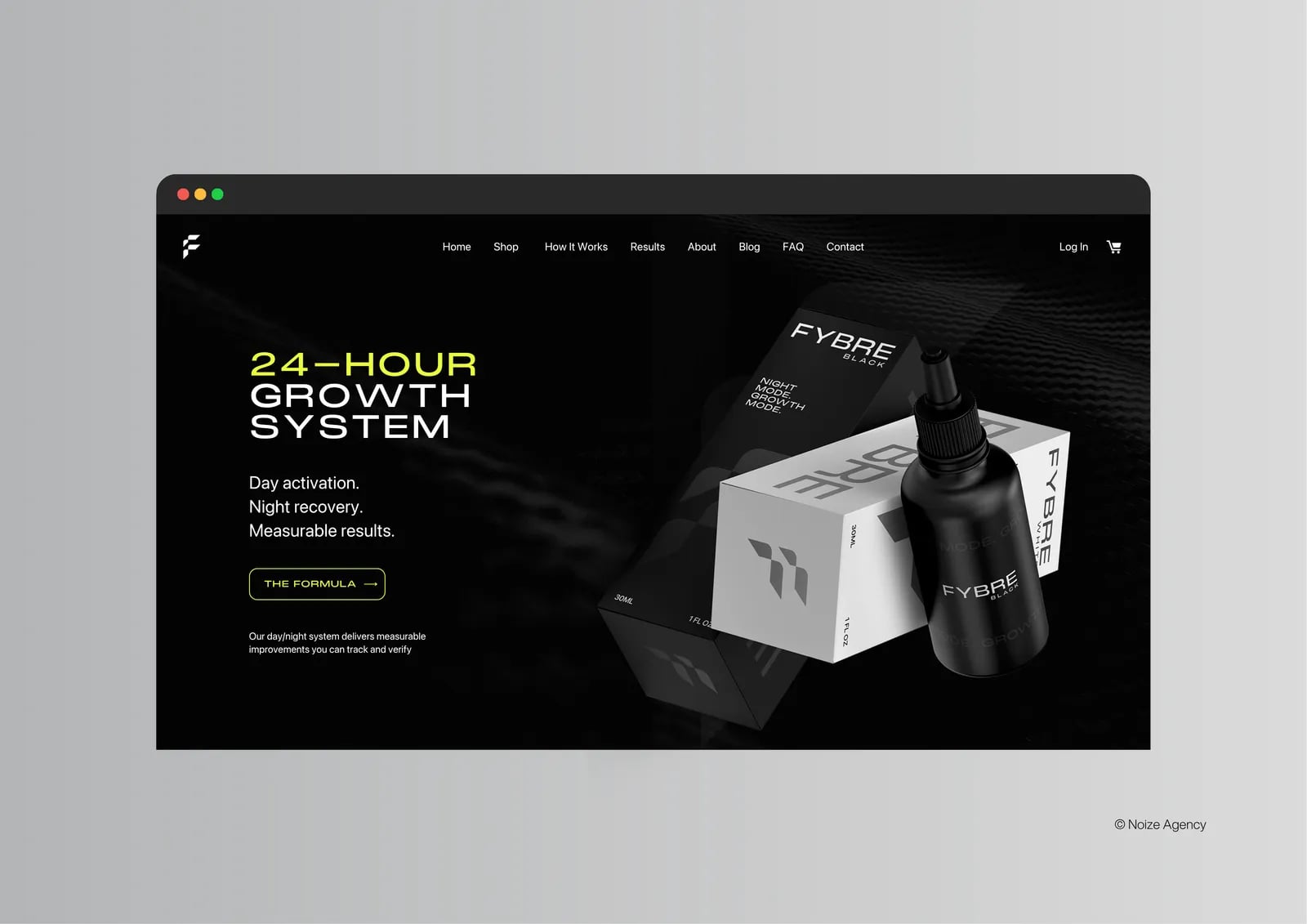 FYBRE brand identity by NOIZE