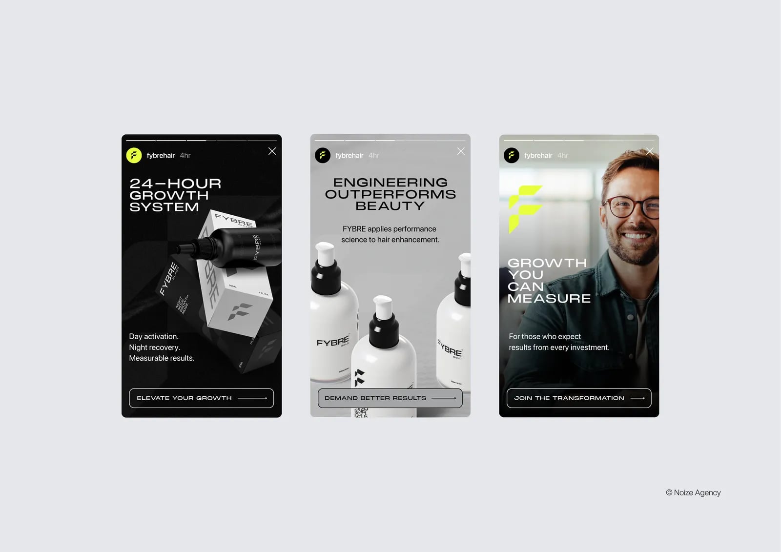 FYBRE brand identity by NOIZE