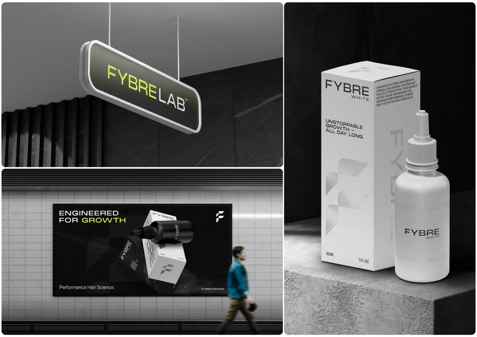 FYBRE brand identity by NOIZE